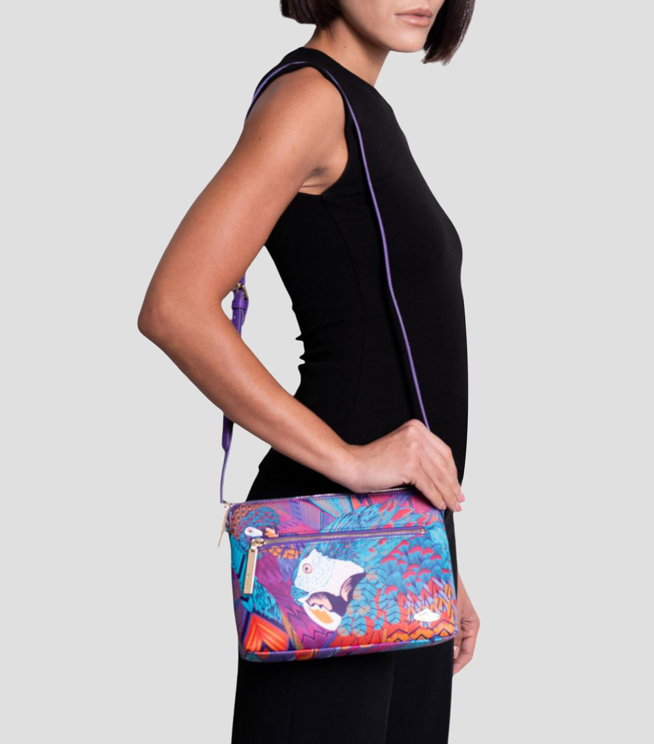 Bolsa Crossbody Guacamaya Mujer
