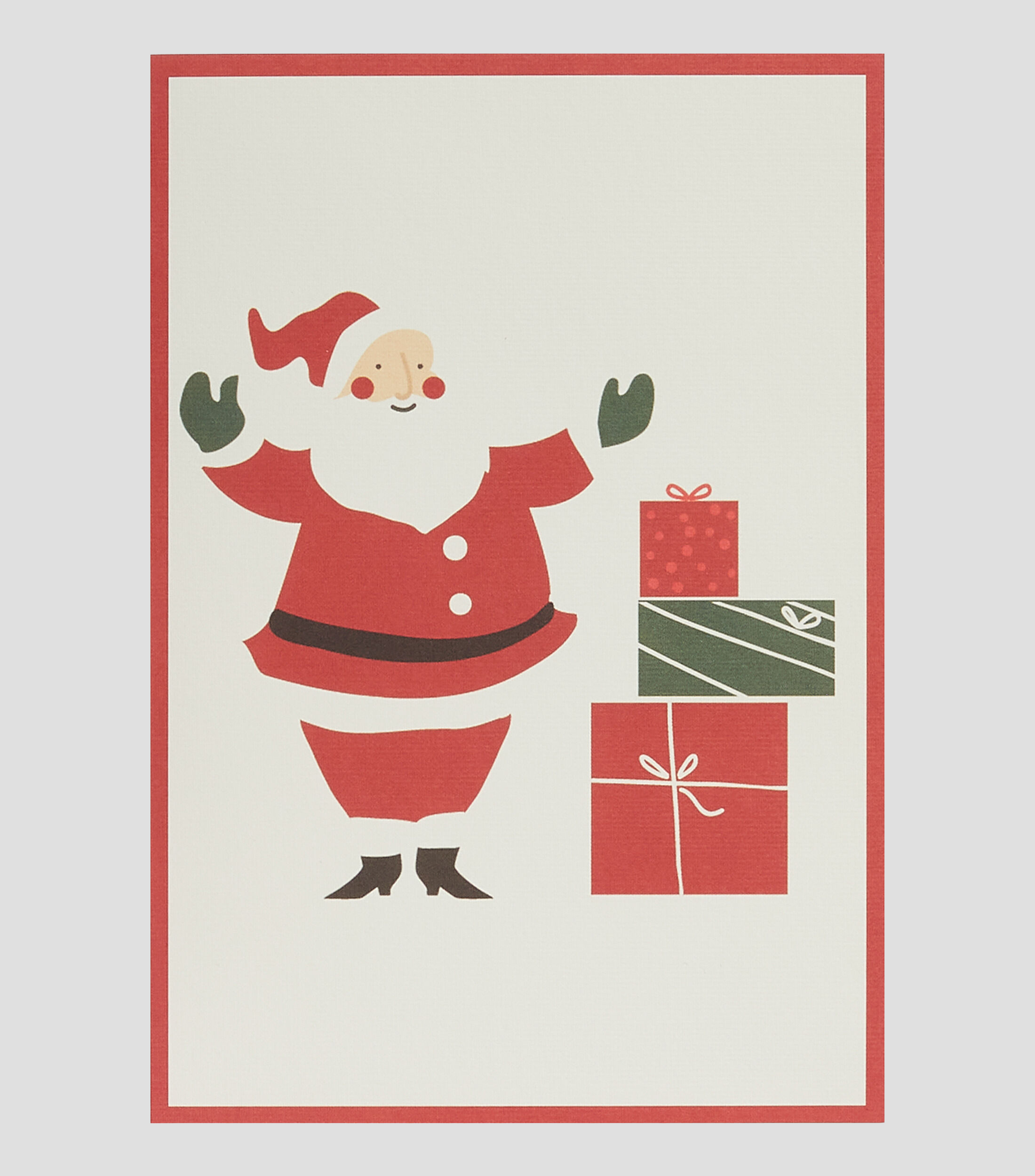 Tarjeta navideña Babbo Natale con Sobre