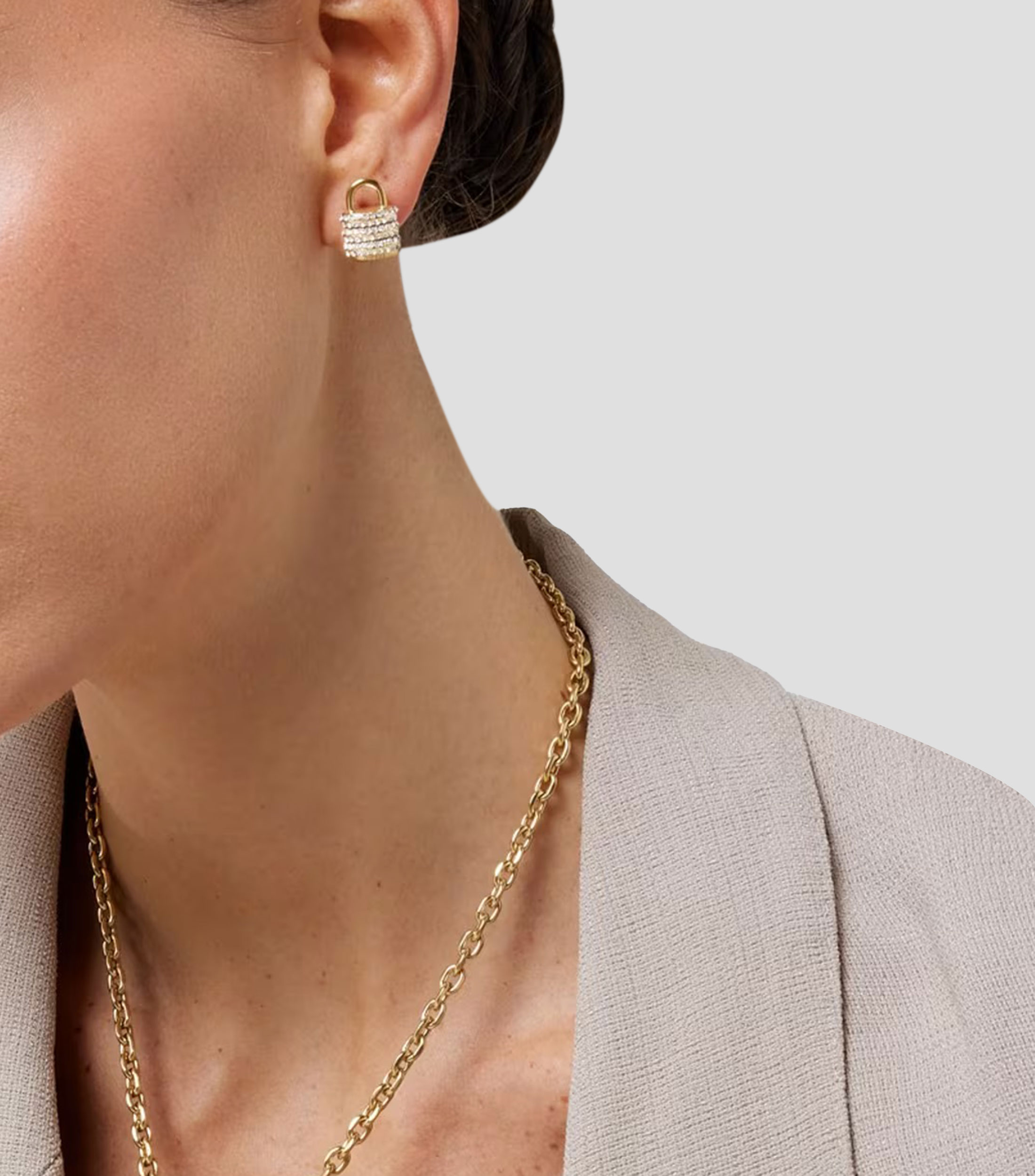 Aretes Guess My Secret con cristales Mujer