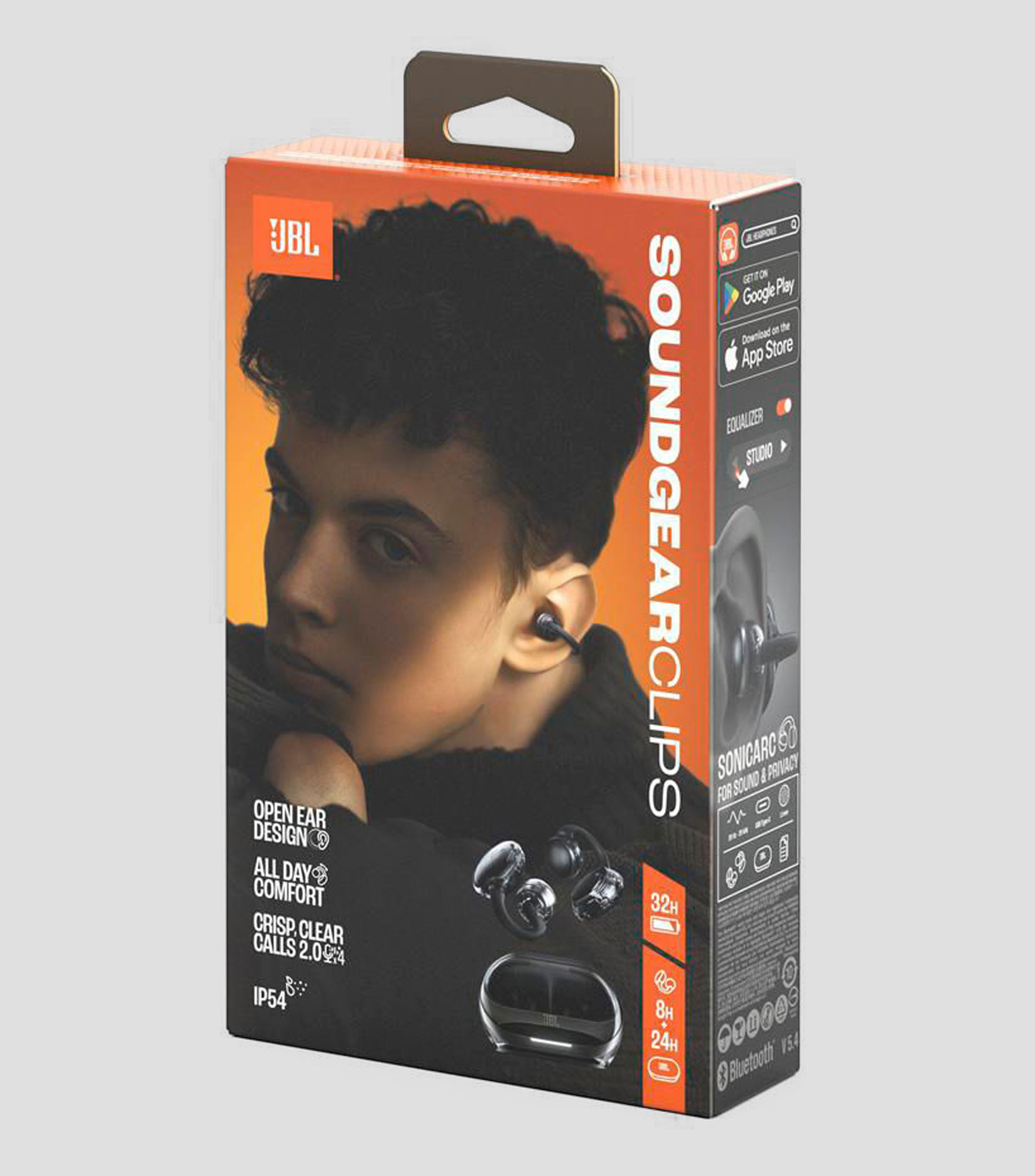 Audífonos Inalámbricos Bluetooth Soundgear Clips Negro
