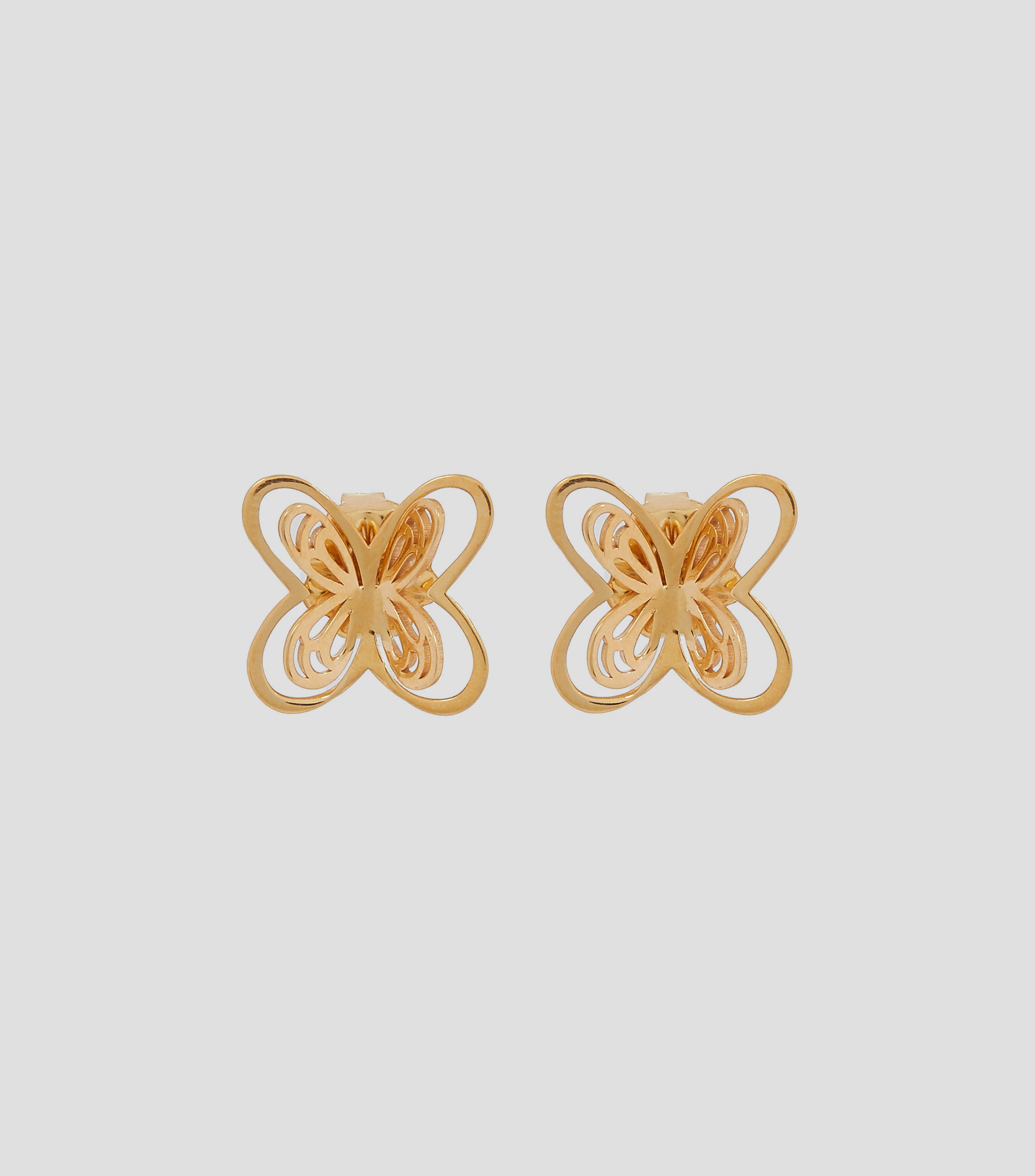 Aretes mariposa voladora en plata .925 Mujer