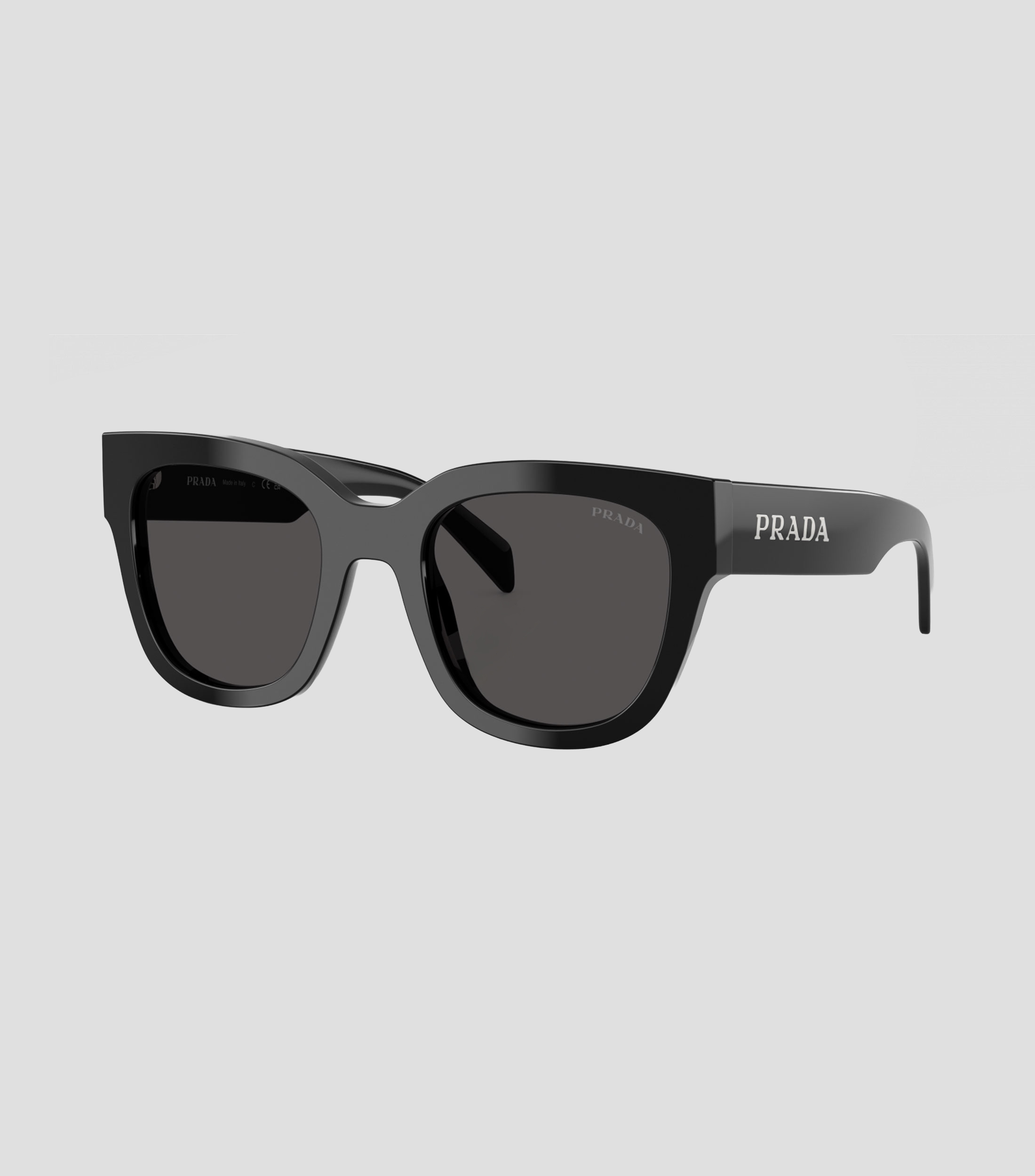 Lentes de sol cuadrados negro Mujer