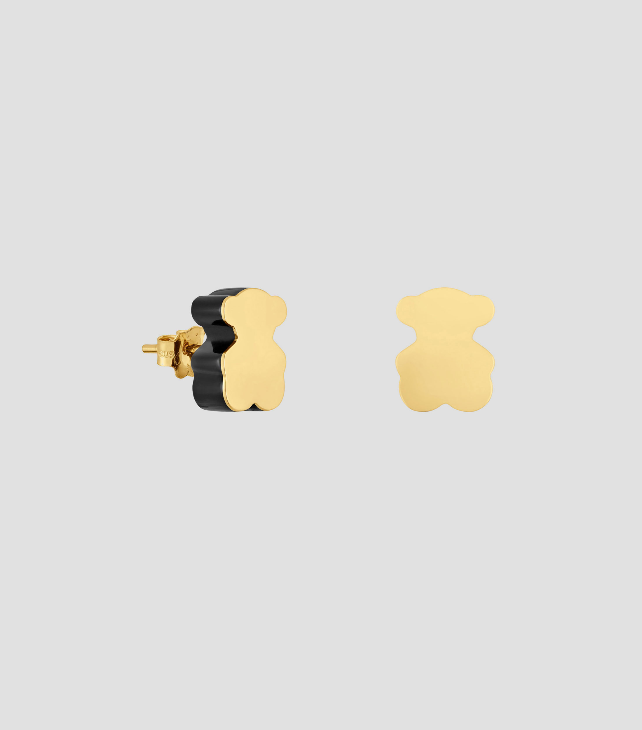 Aretes en Oro amarillo de 18 kilates con ónix Tous 1950 Mujer
