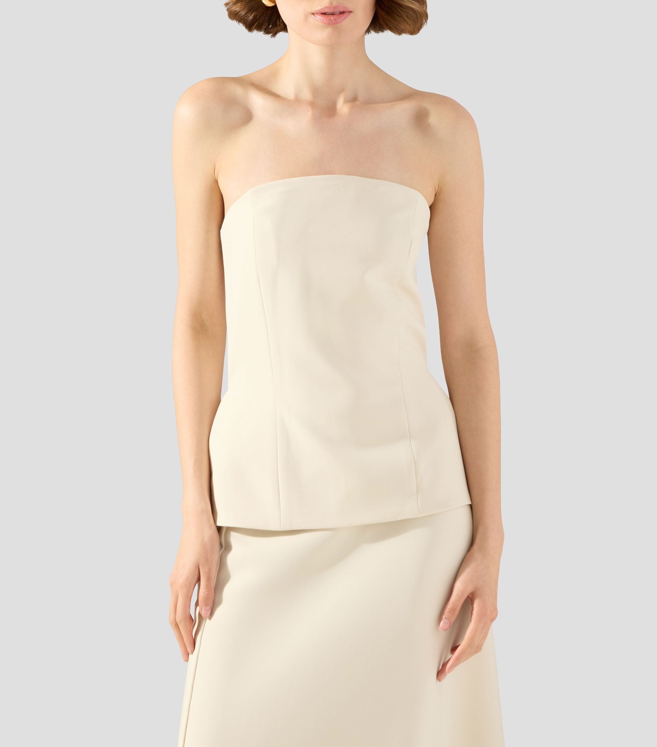 Blusa lisa sin mangas Mujer