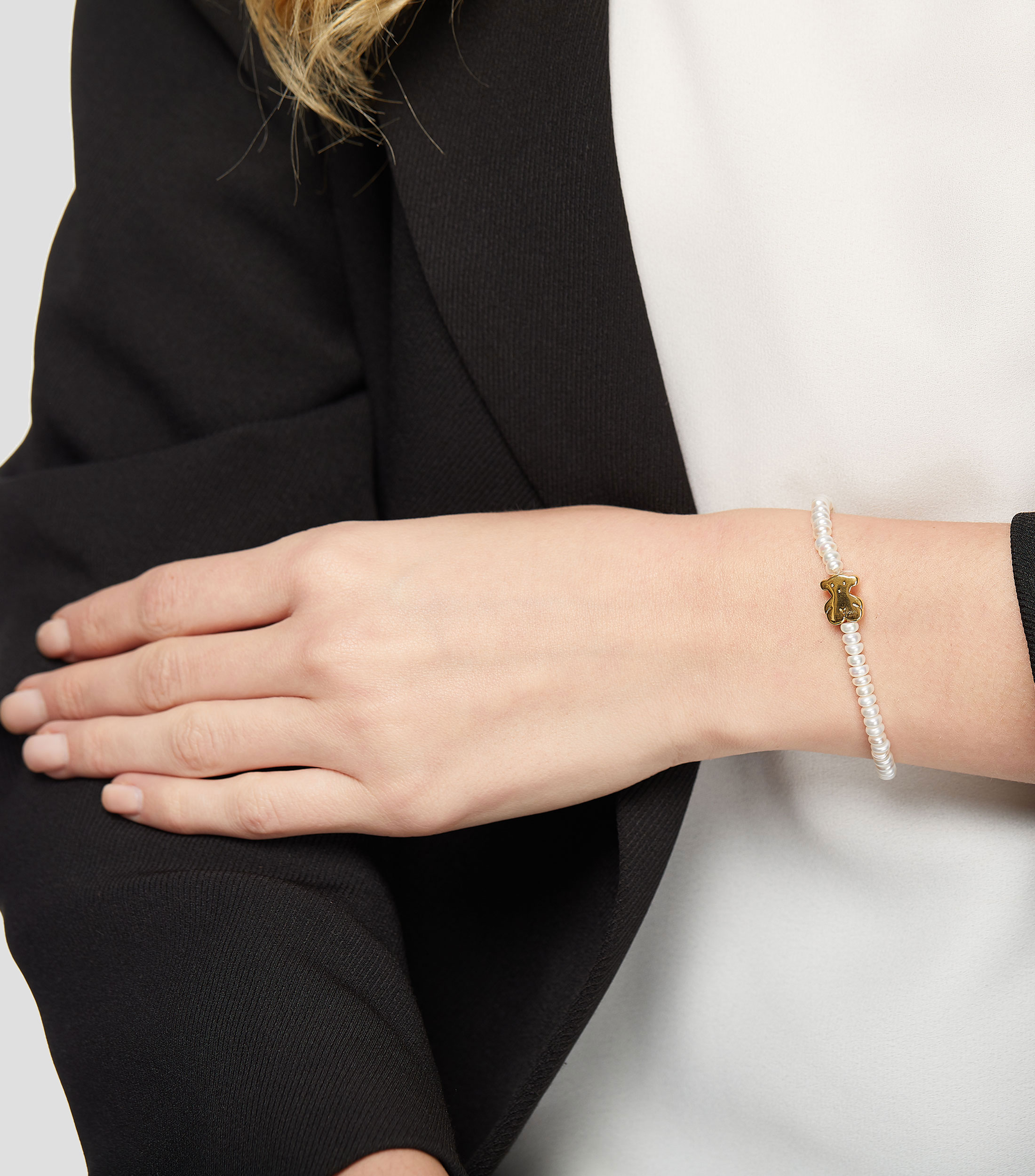 Pulsera elástica con perlas Sweet Dolls Mujer