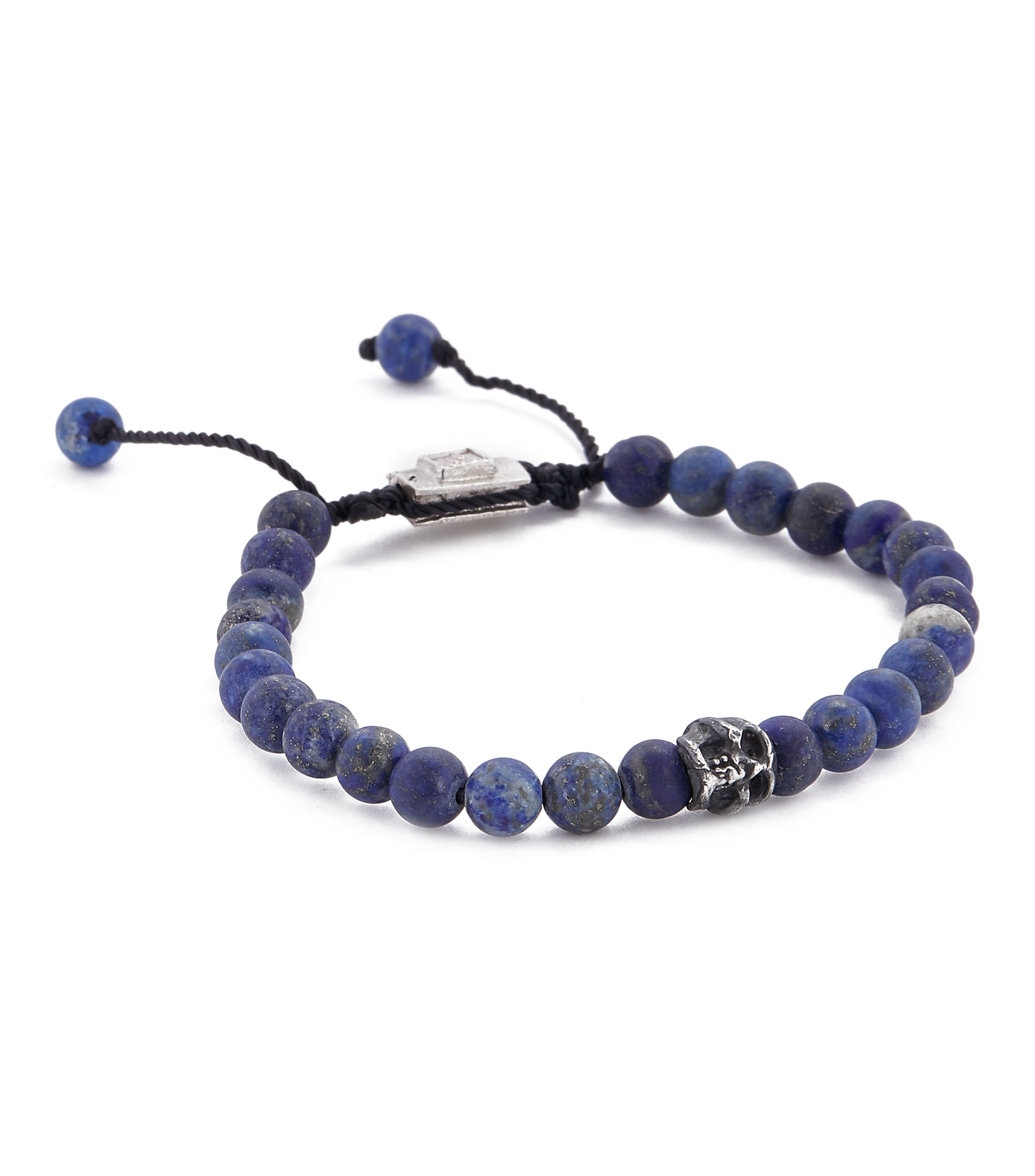 Pulsera One Skull Lapislazuli Hombre