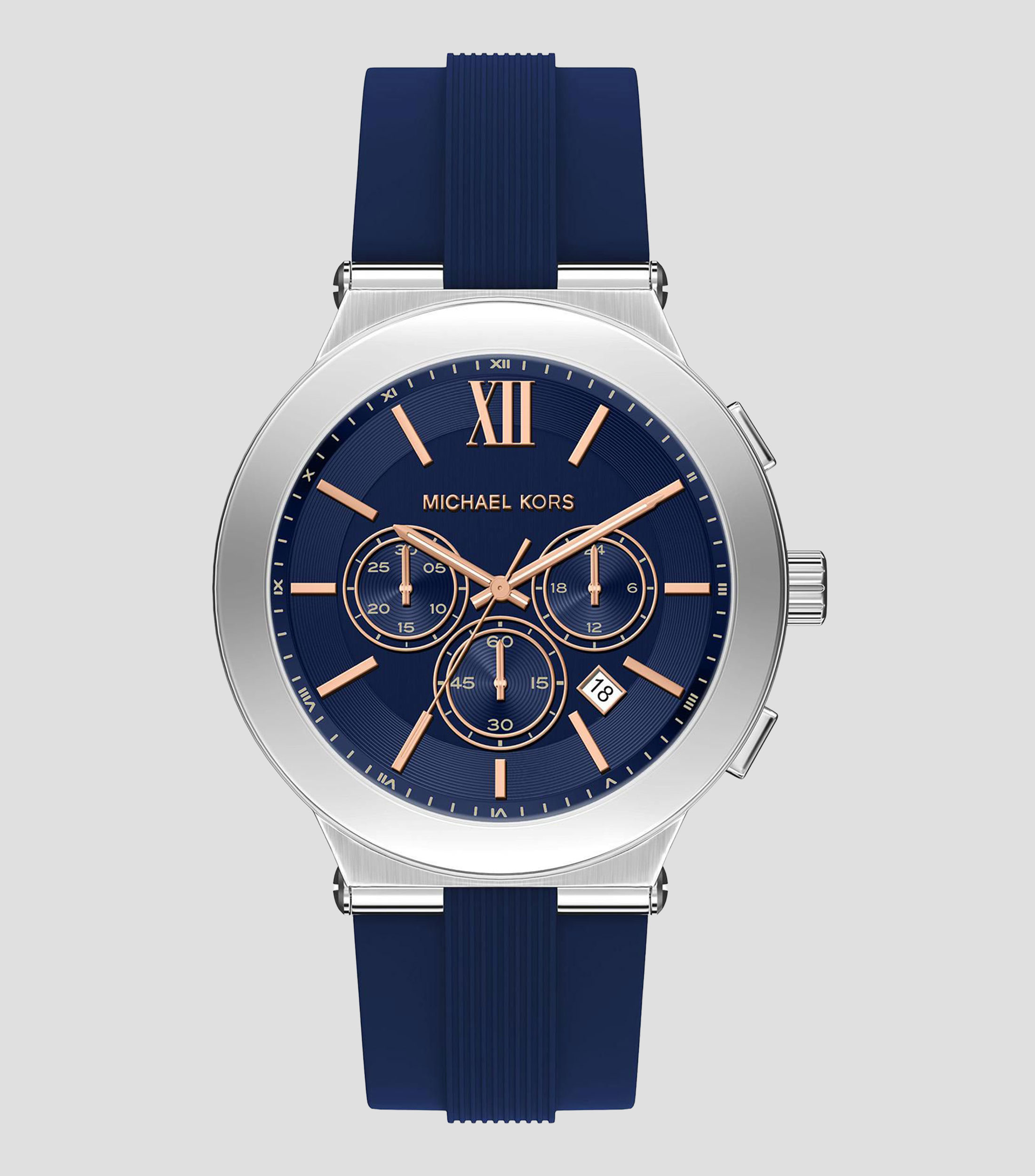 Reloj para Hombre Billie Casual Azul, Plateado