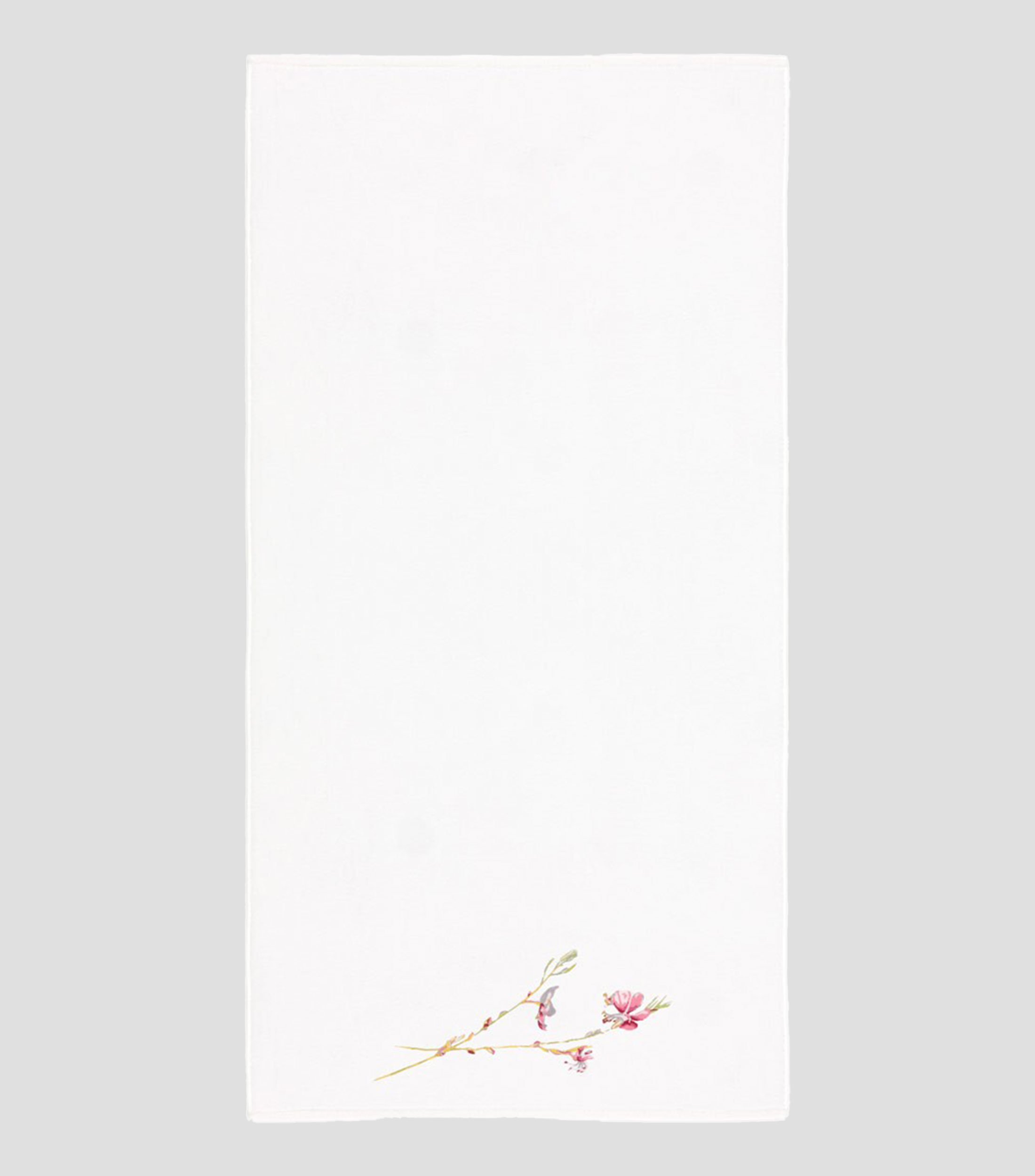 Toalla de medio baño Gaura blanco