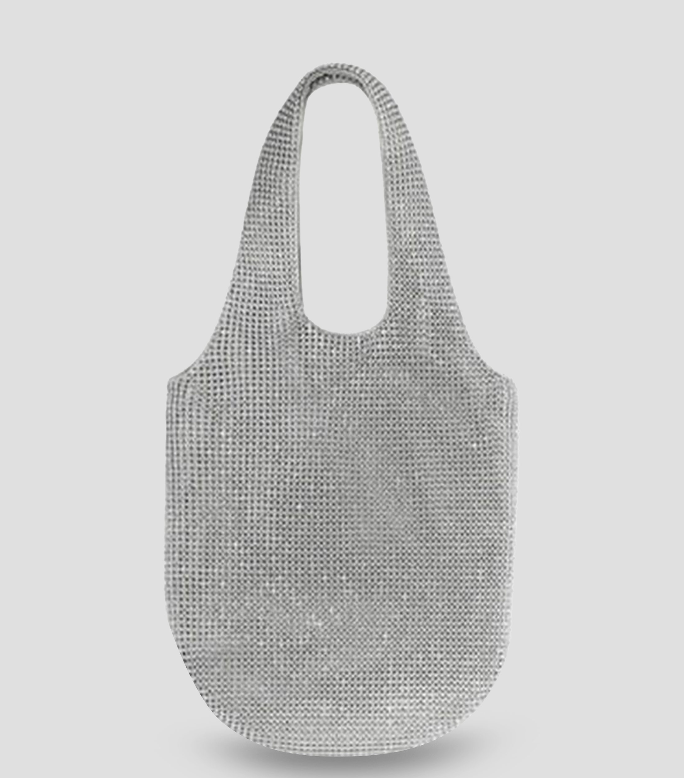 Bolsa tote plateada Hiver lisa Mujer