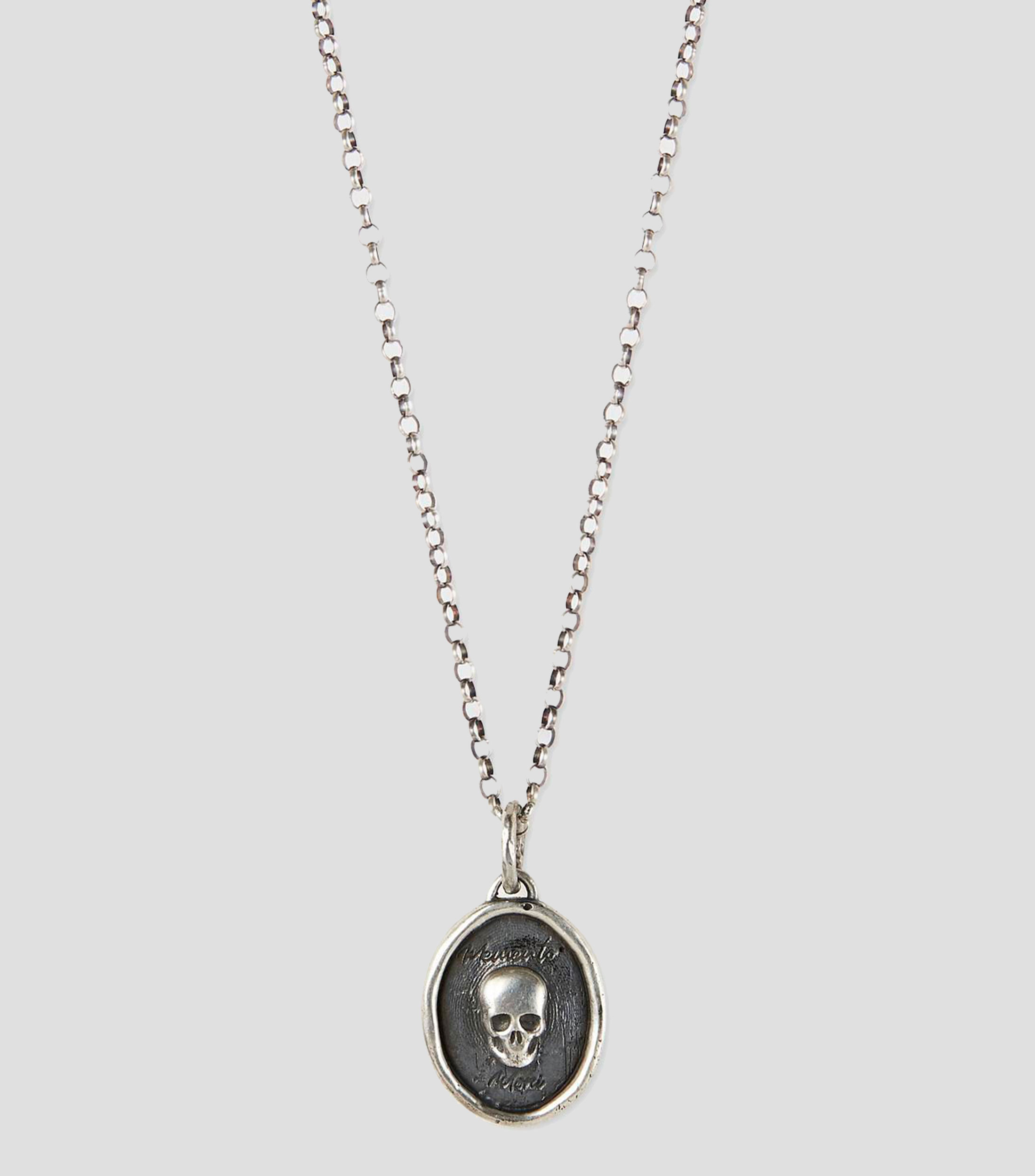Collar en plata .925 calavera Unisex