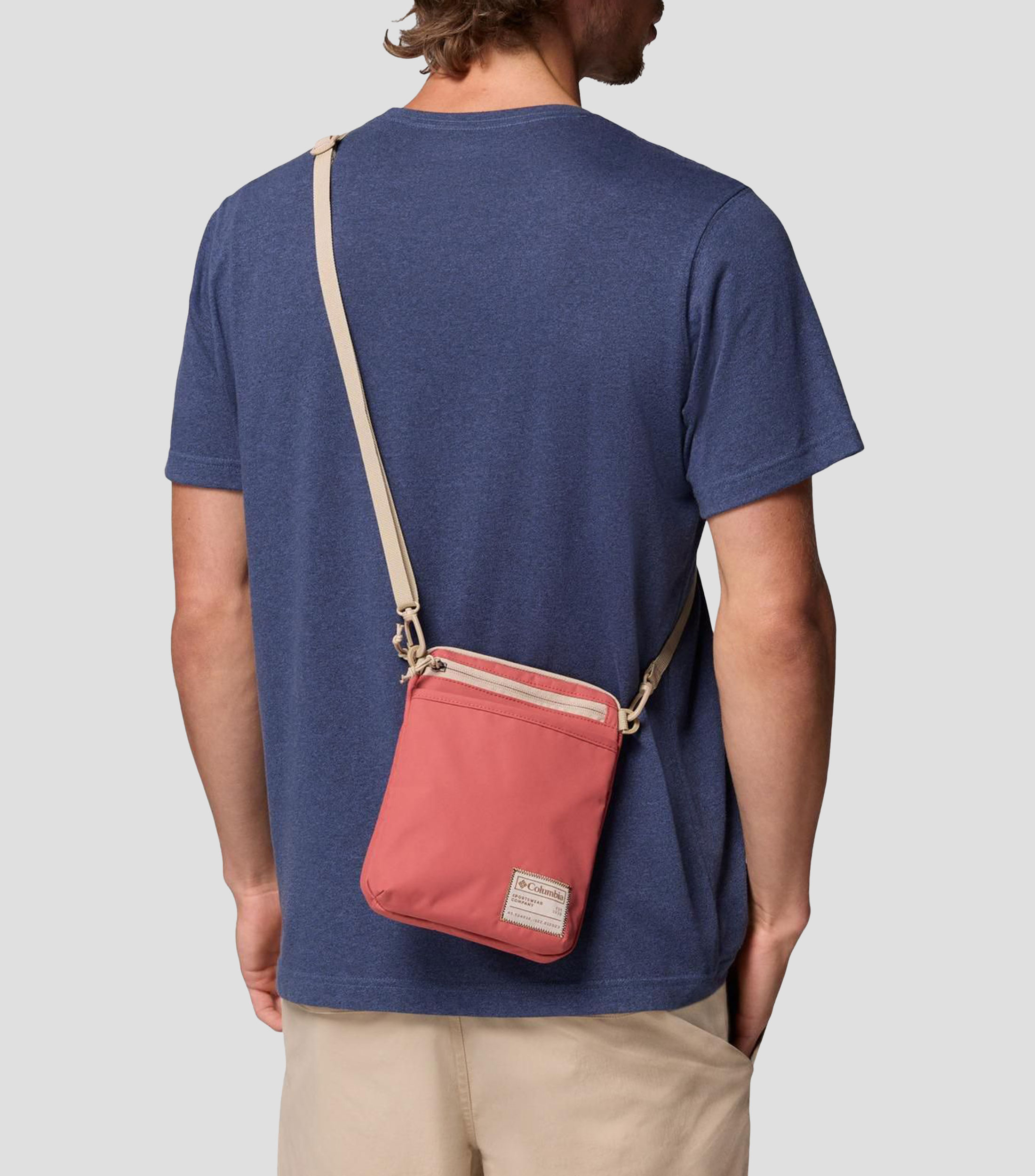 Bolso crossbody liso Unisex