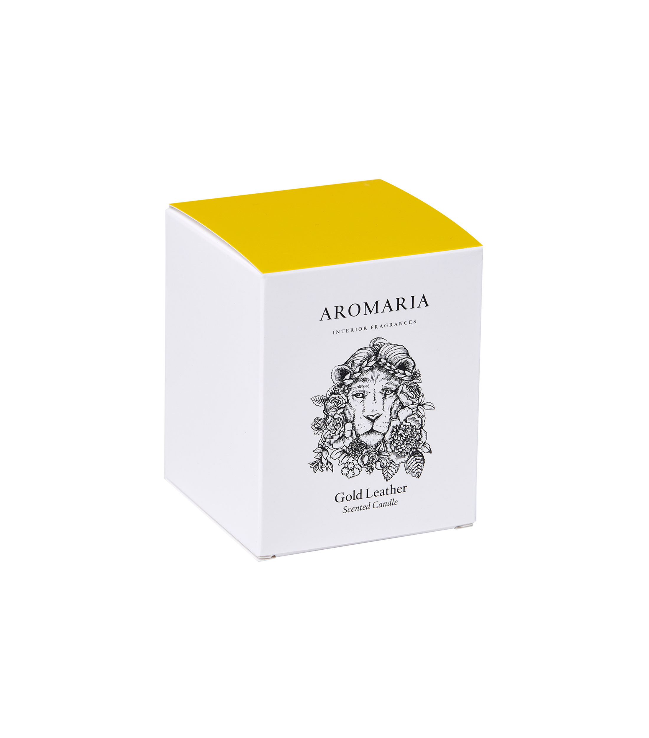 Vela Aromática Pequeña Gold Leather