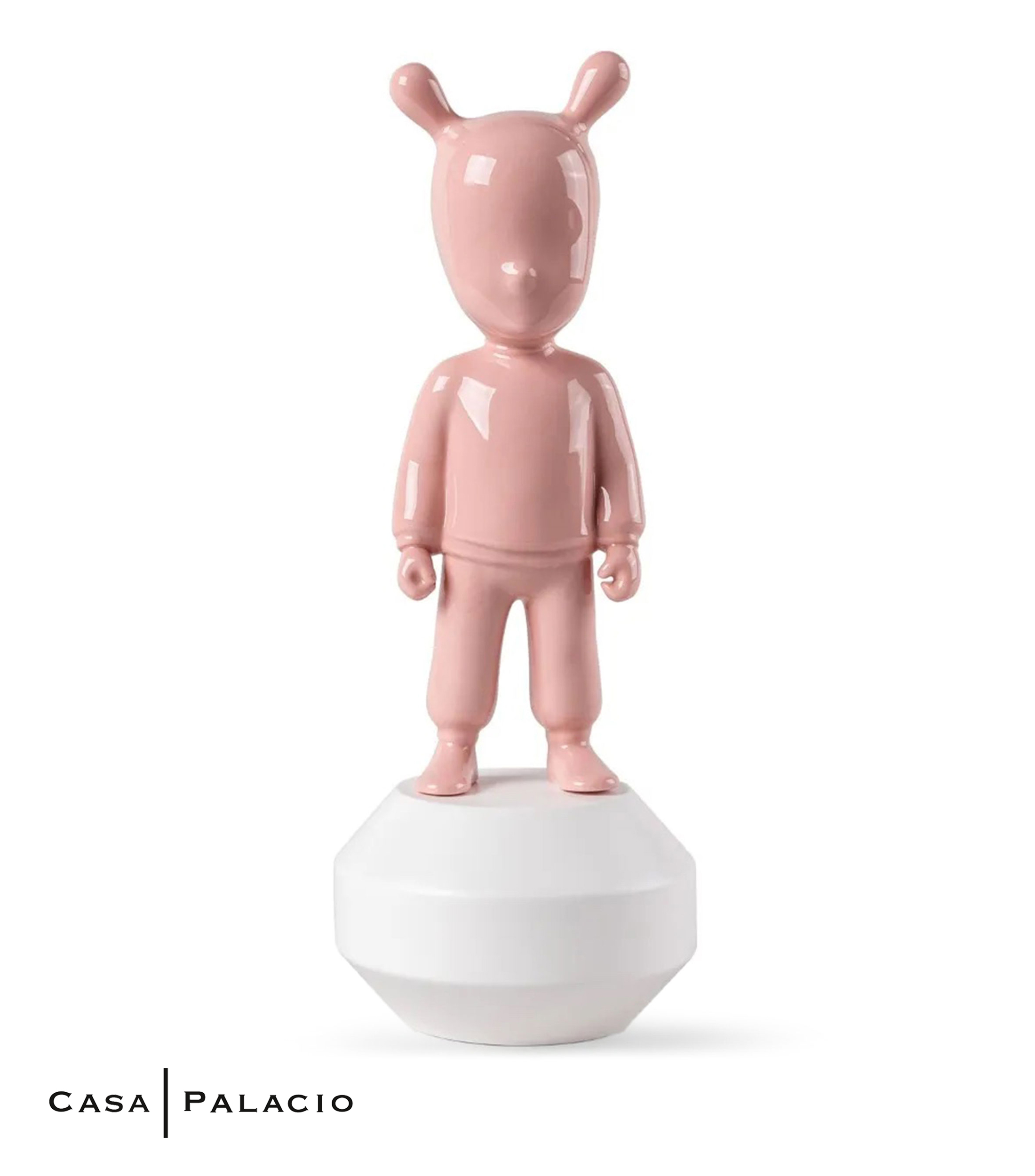 Figura decorativa The Pink Guest Little en porcelana