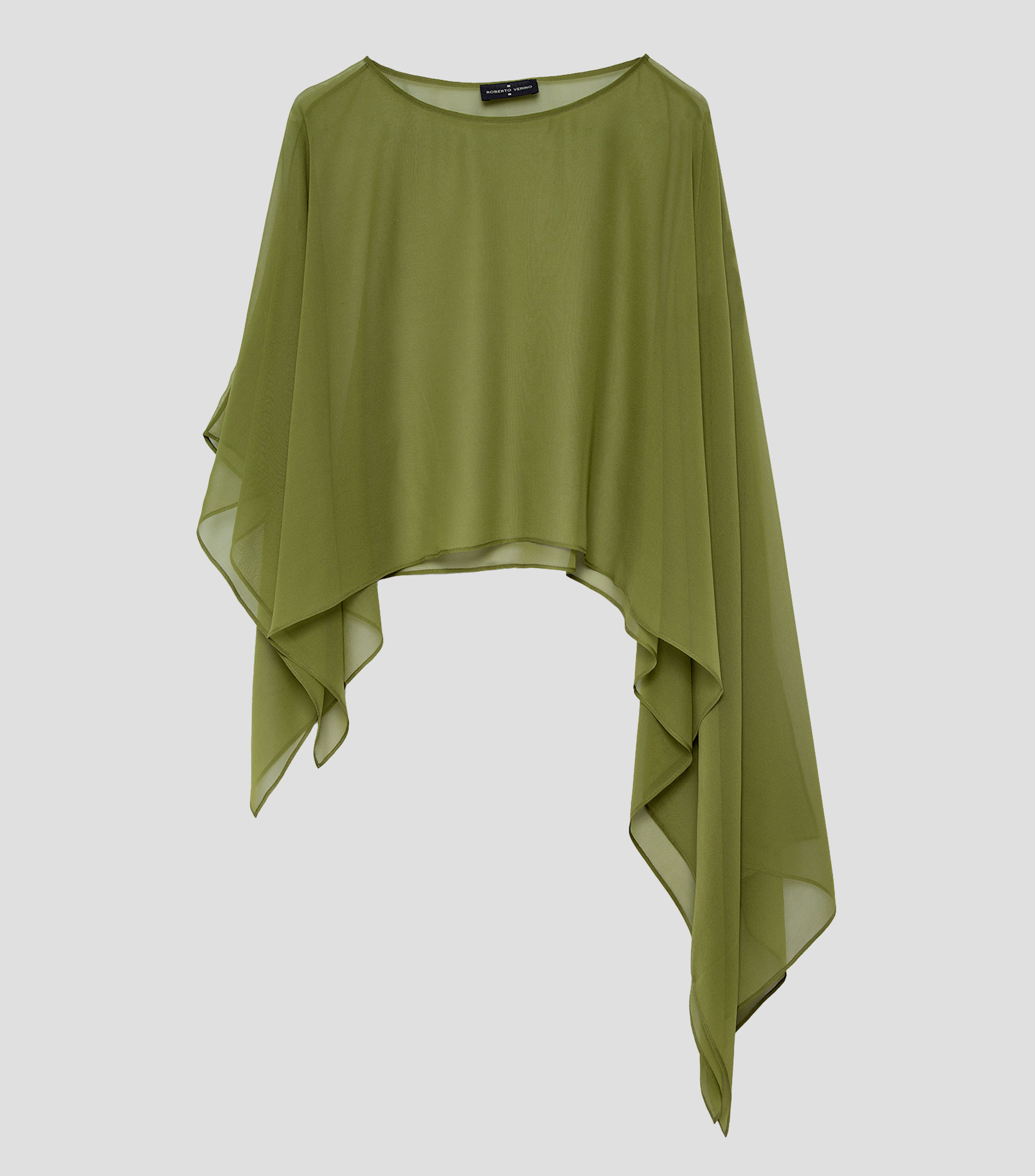 Chal Verde Liso Mujer