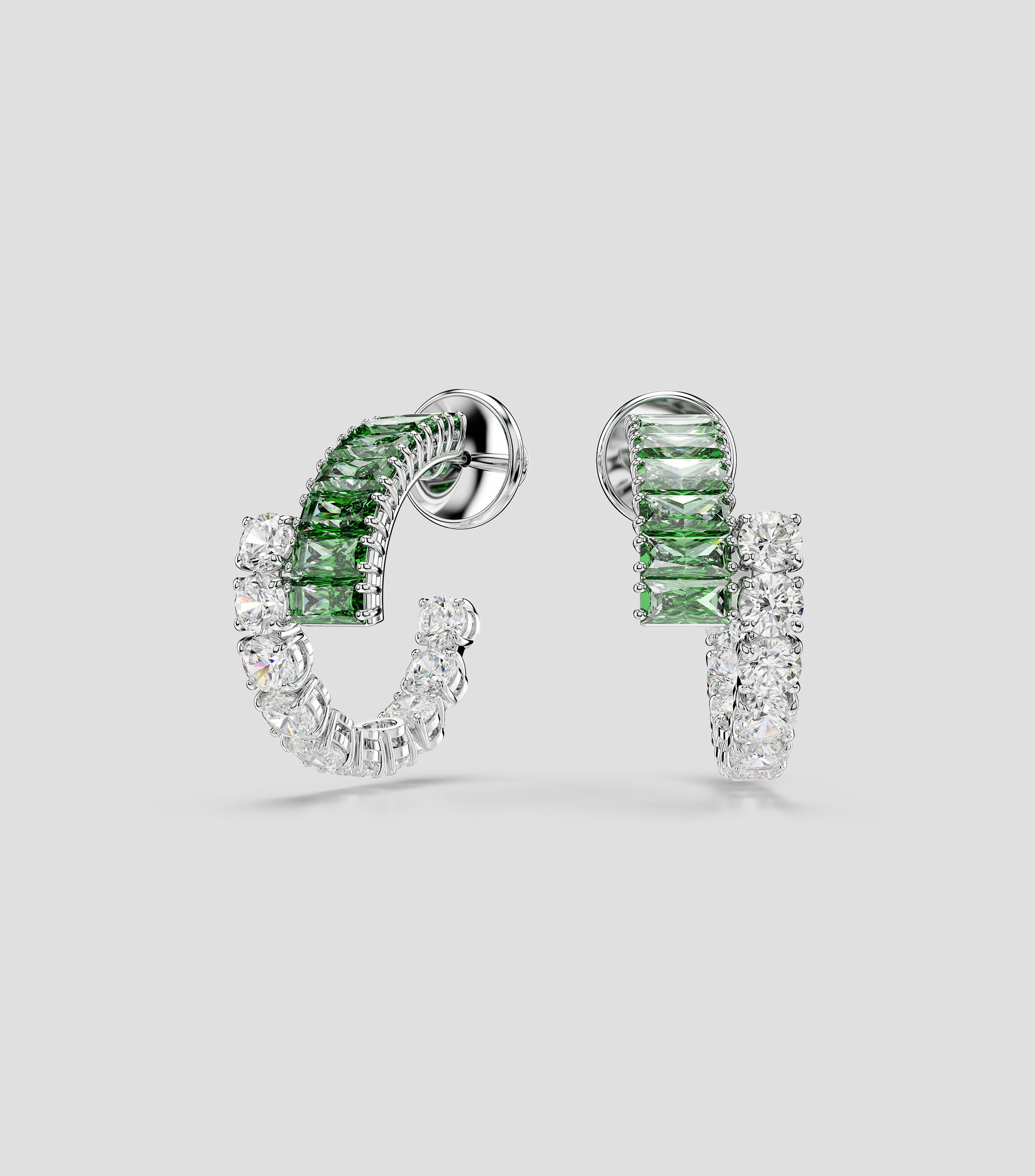 Aretes Matrix doble aro Mujer