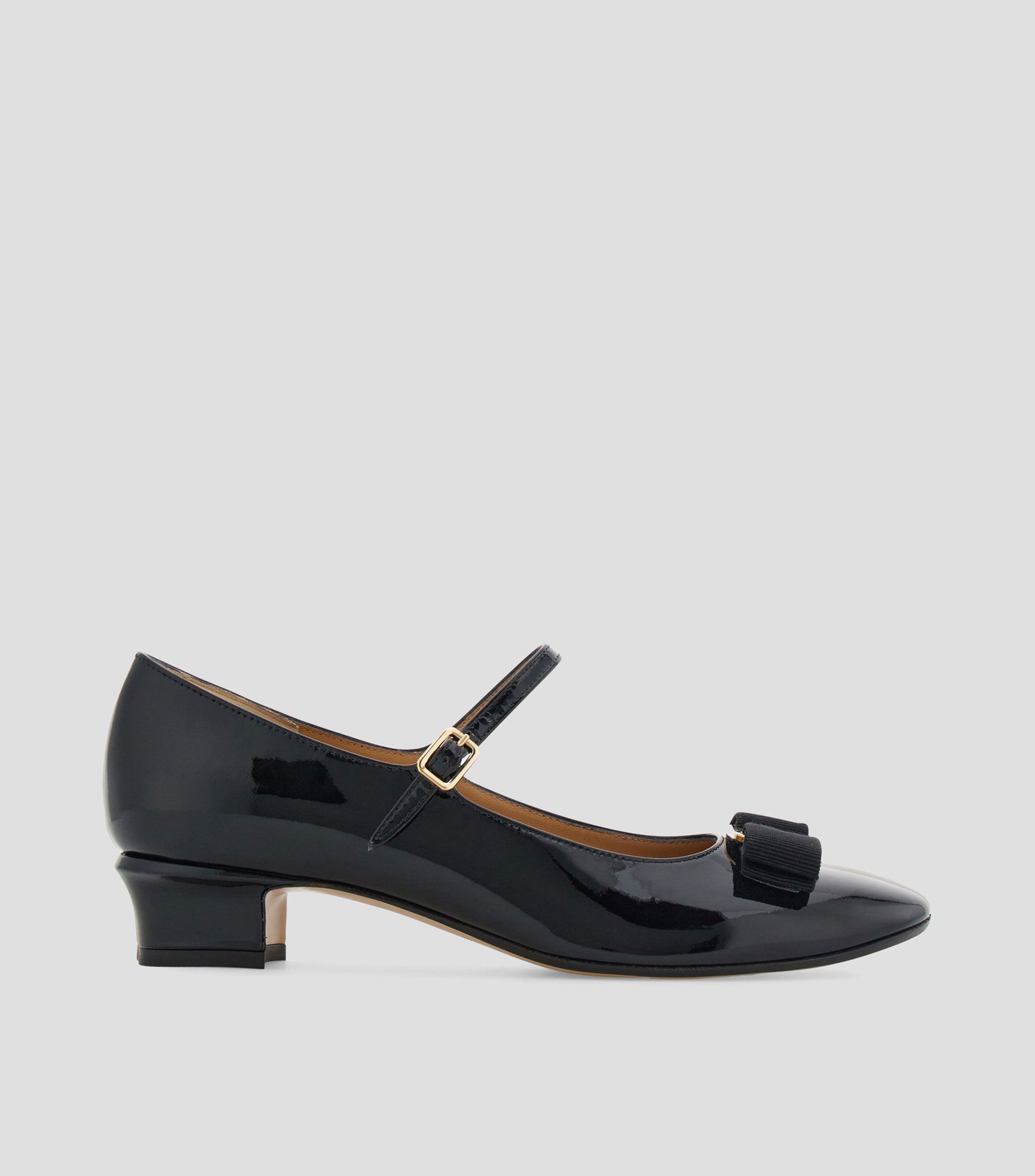 Zapatillas mary jane con tacón bajo cuadrado Mujer