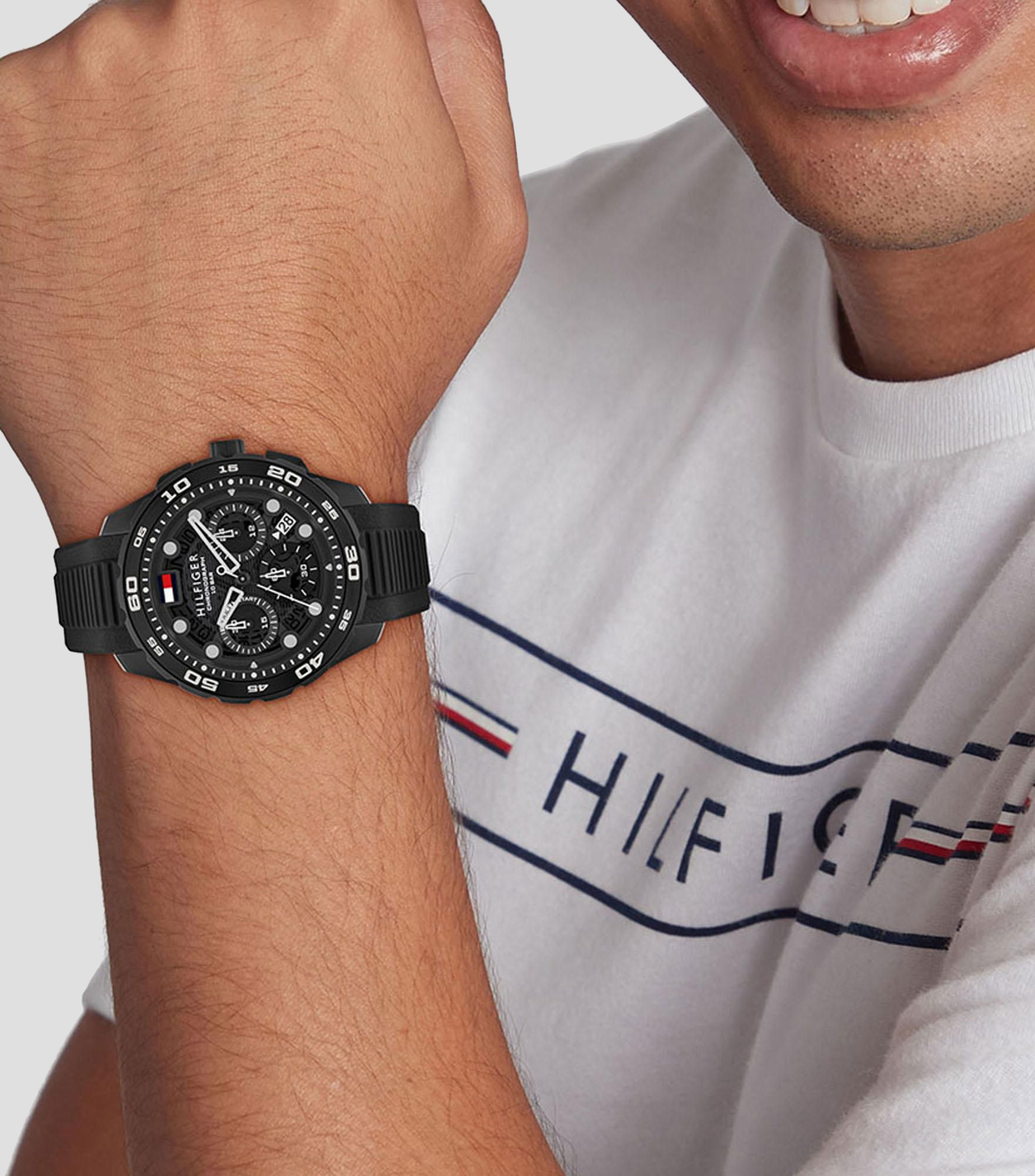 Reloj para hombre TH Regatta Deportivo, Negro