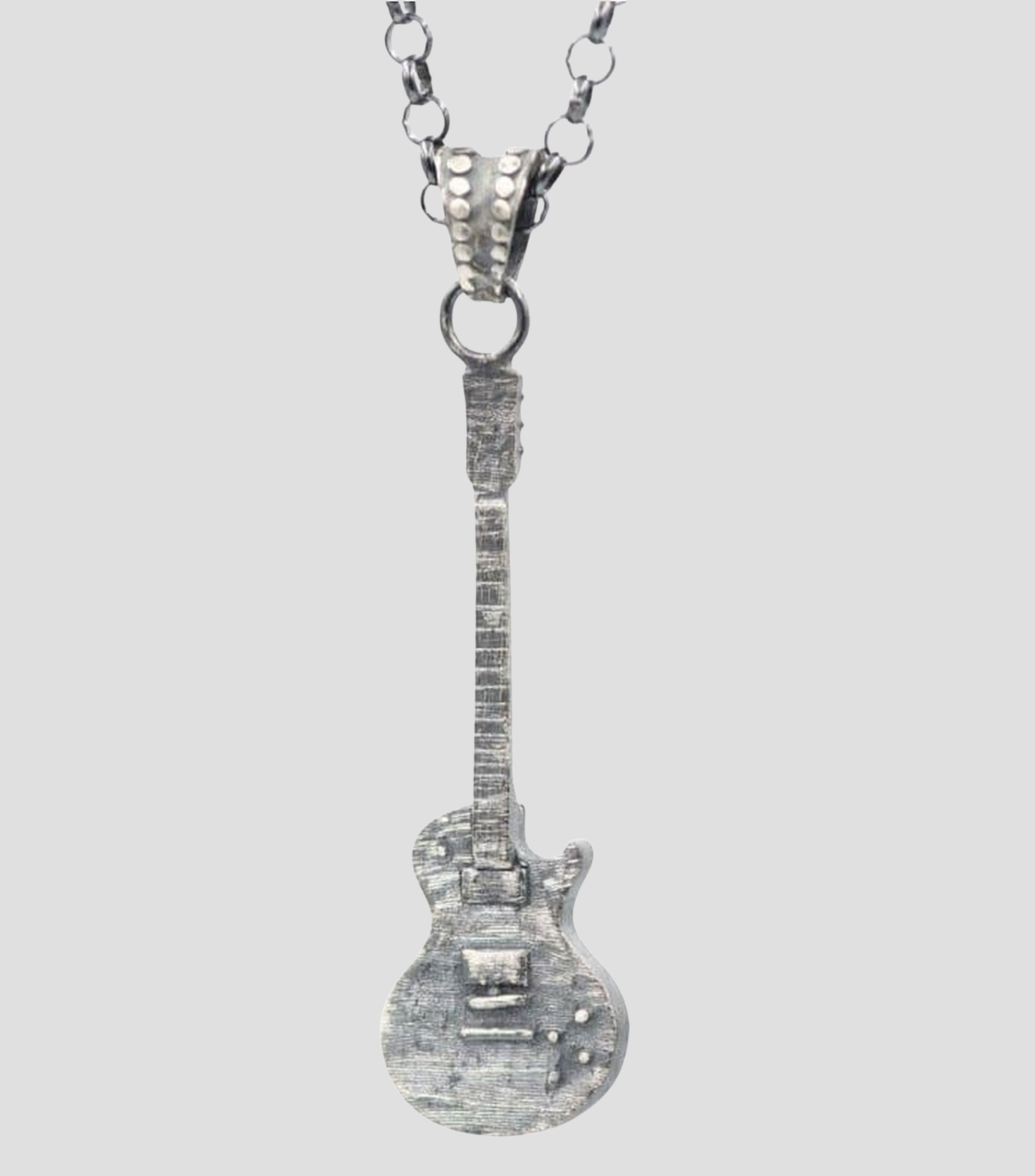 Dije Guitarra Eléctrica LP en plata .925 Hombre