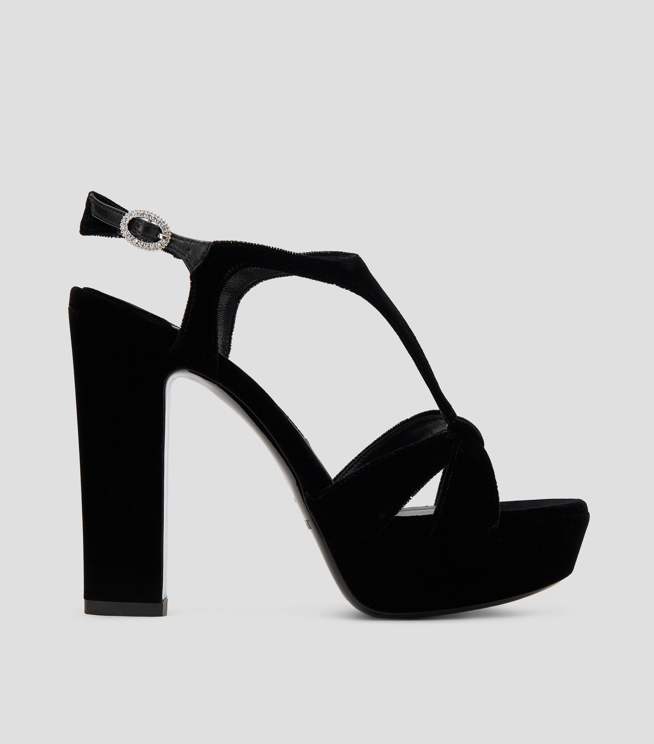 Sandalias con tacón alto ancho y plataforma Kesia Mujer