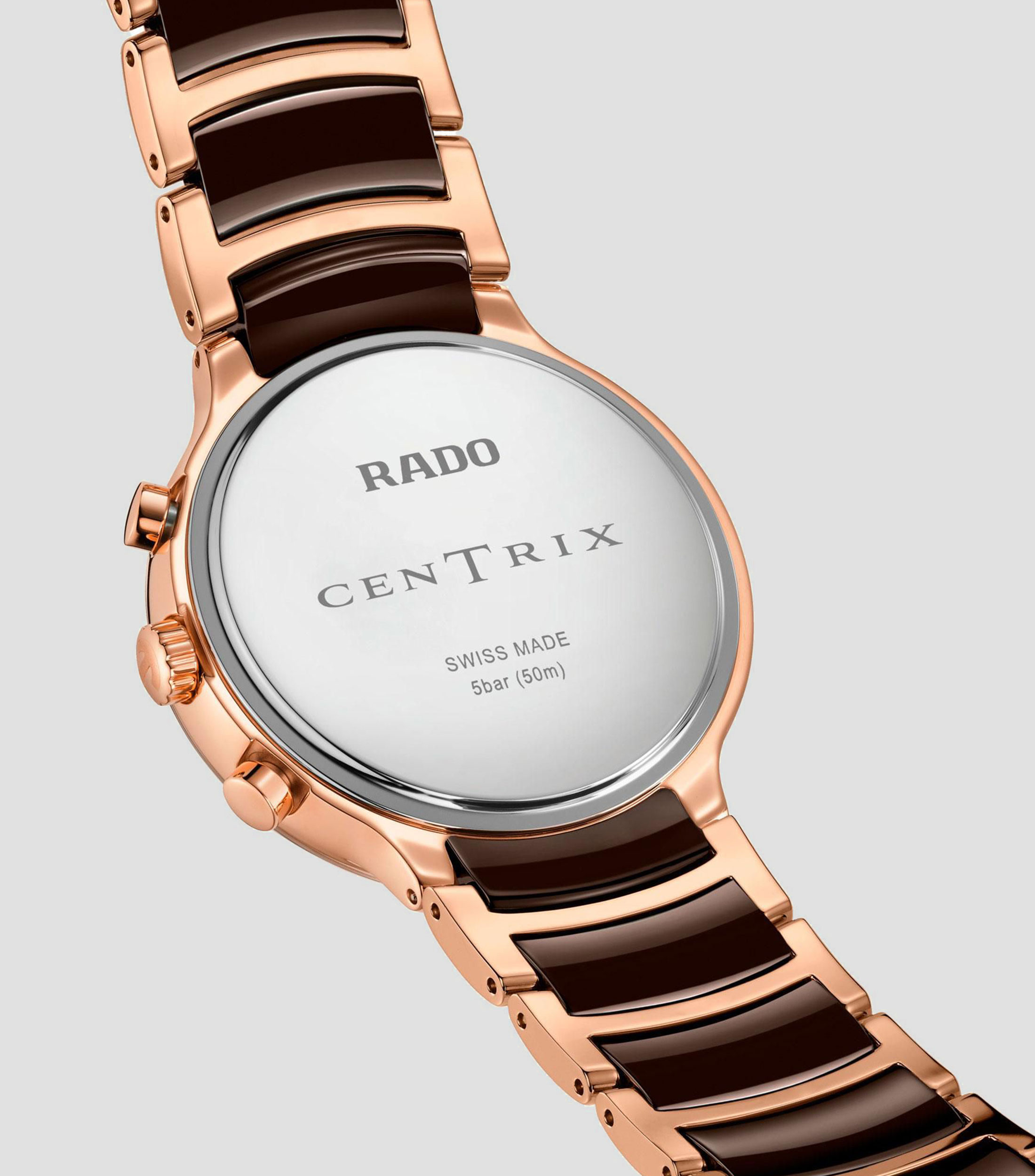 Reloj para hombre Centrix Chronograph Casual Oro rosa, Café