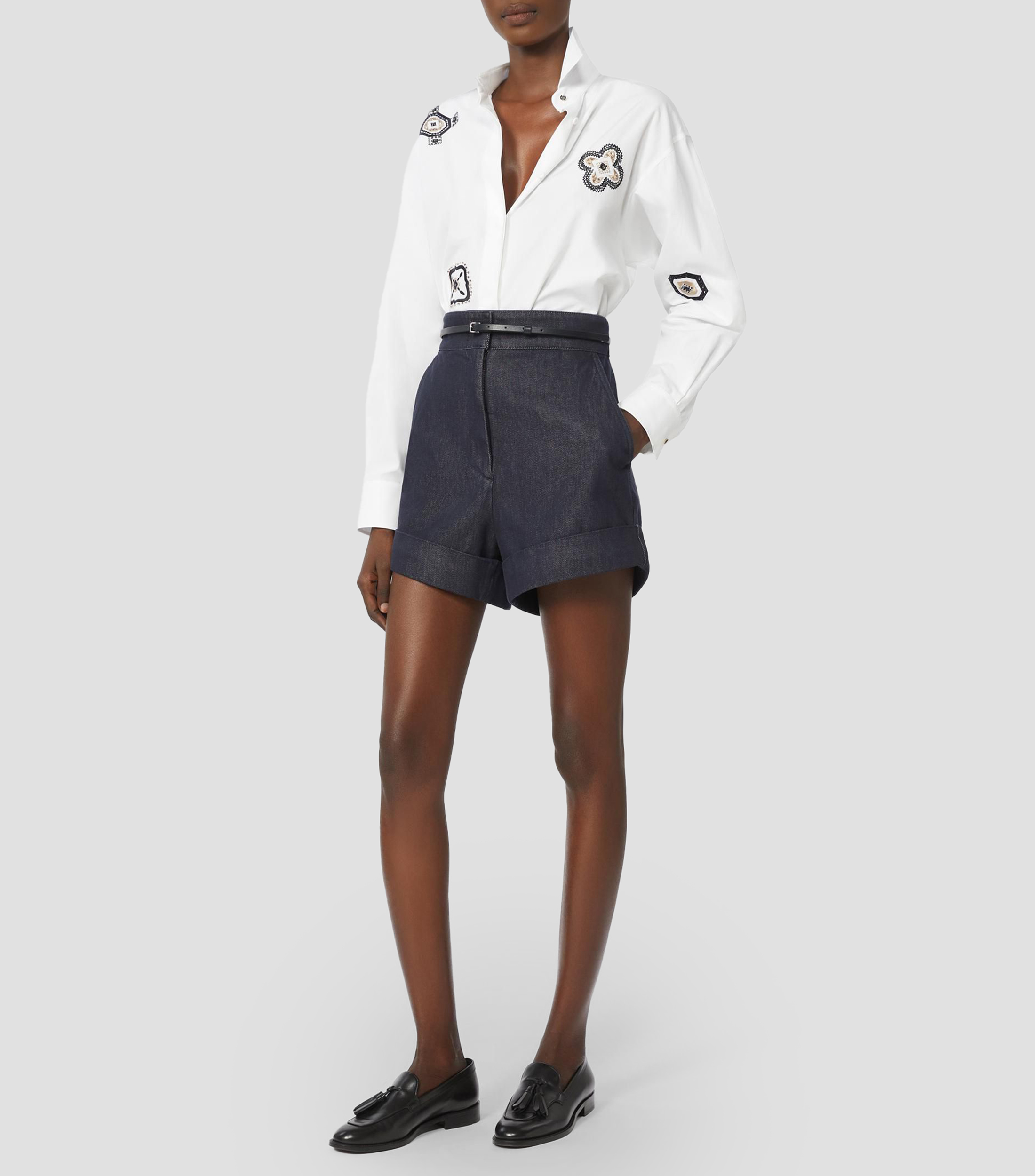 Camisa fantasía manga larga Mujer
