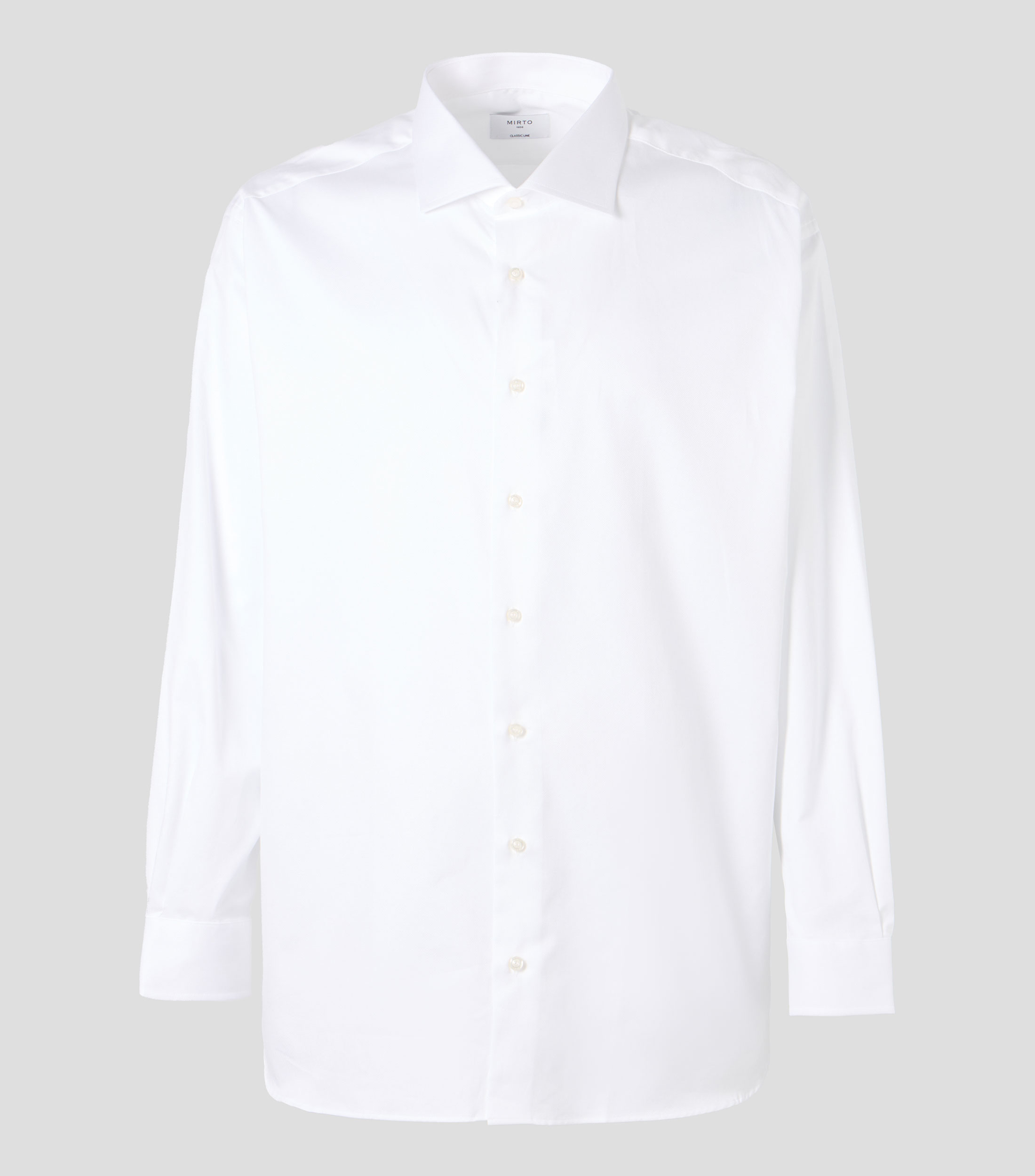 Camisa lisa manga larga Hombre