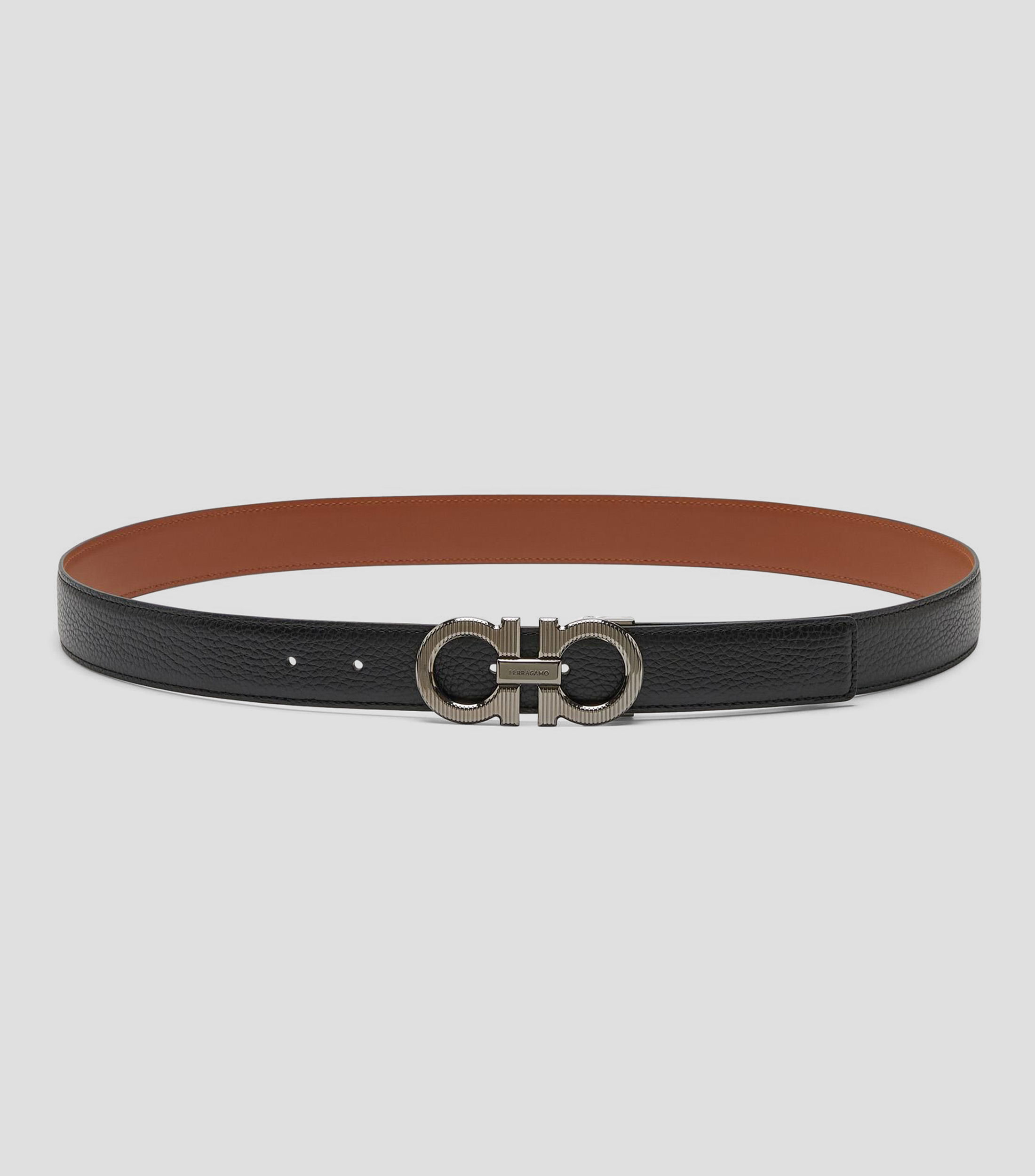 Cinturón reversible y ajustable Gancini Hombre