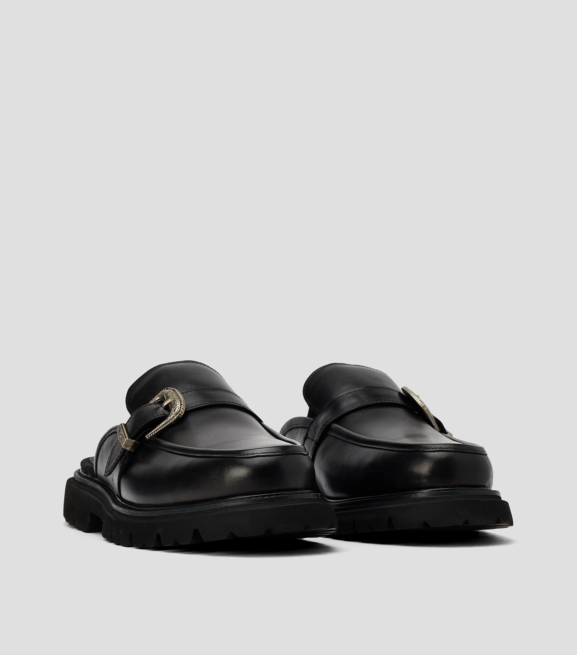Mocasines con hebilla Hombre