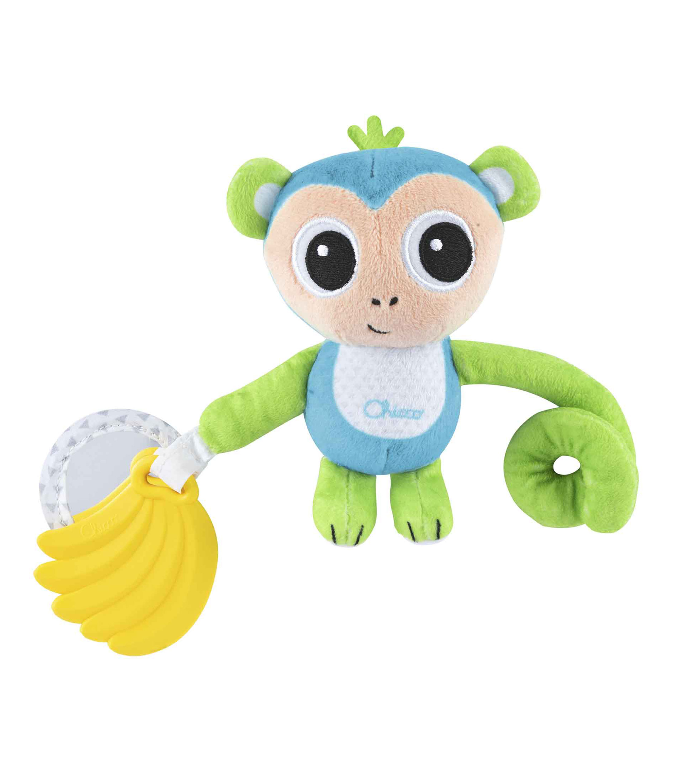 Peluche Monito Portable con Brazo Elástico Multicolor