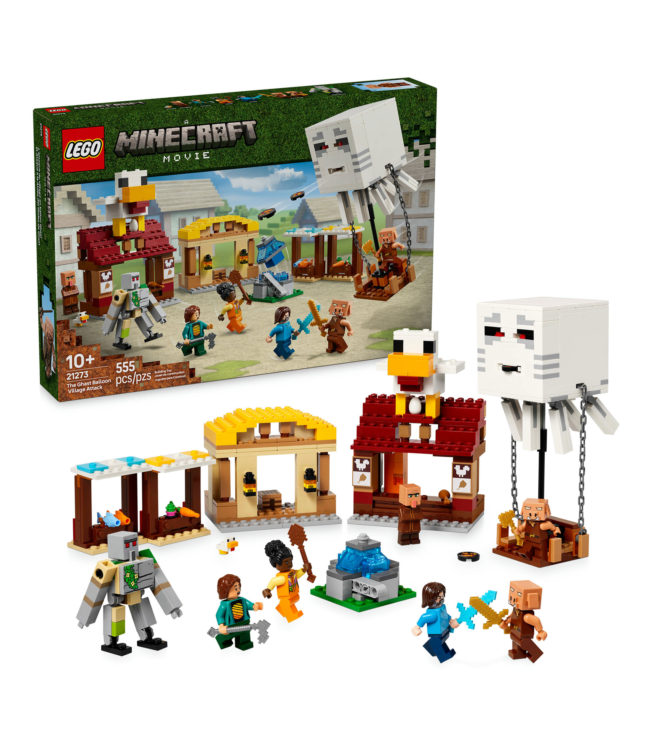 Lego Minecraft El Ataque a la Aldea del Globo de Ghast 21273