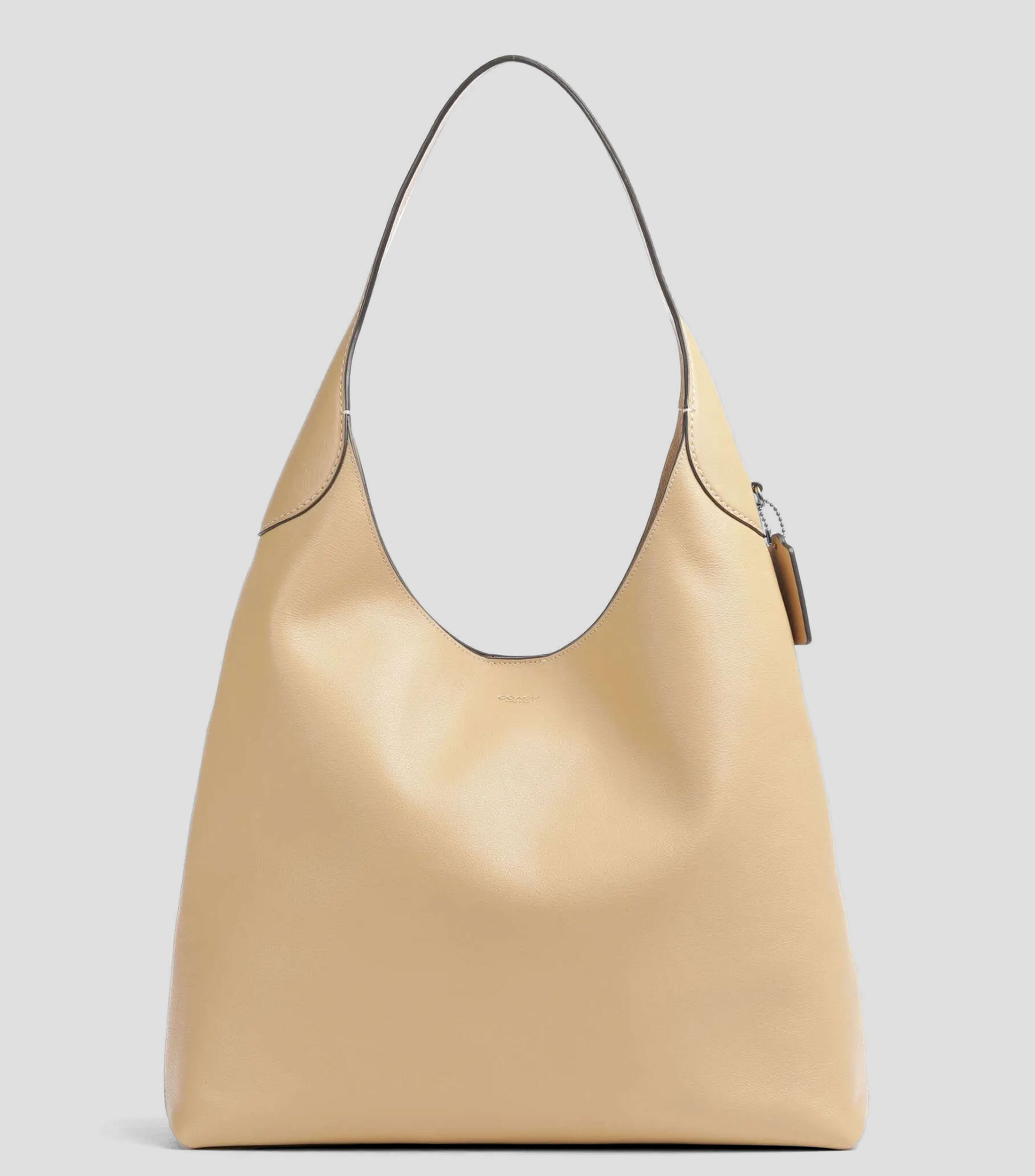 Bolso shoulder beige en piel Brooklyn 39 Mujer