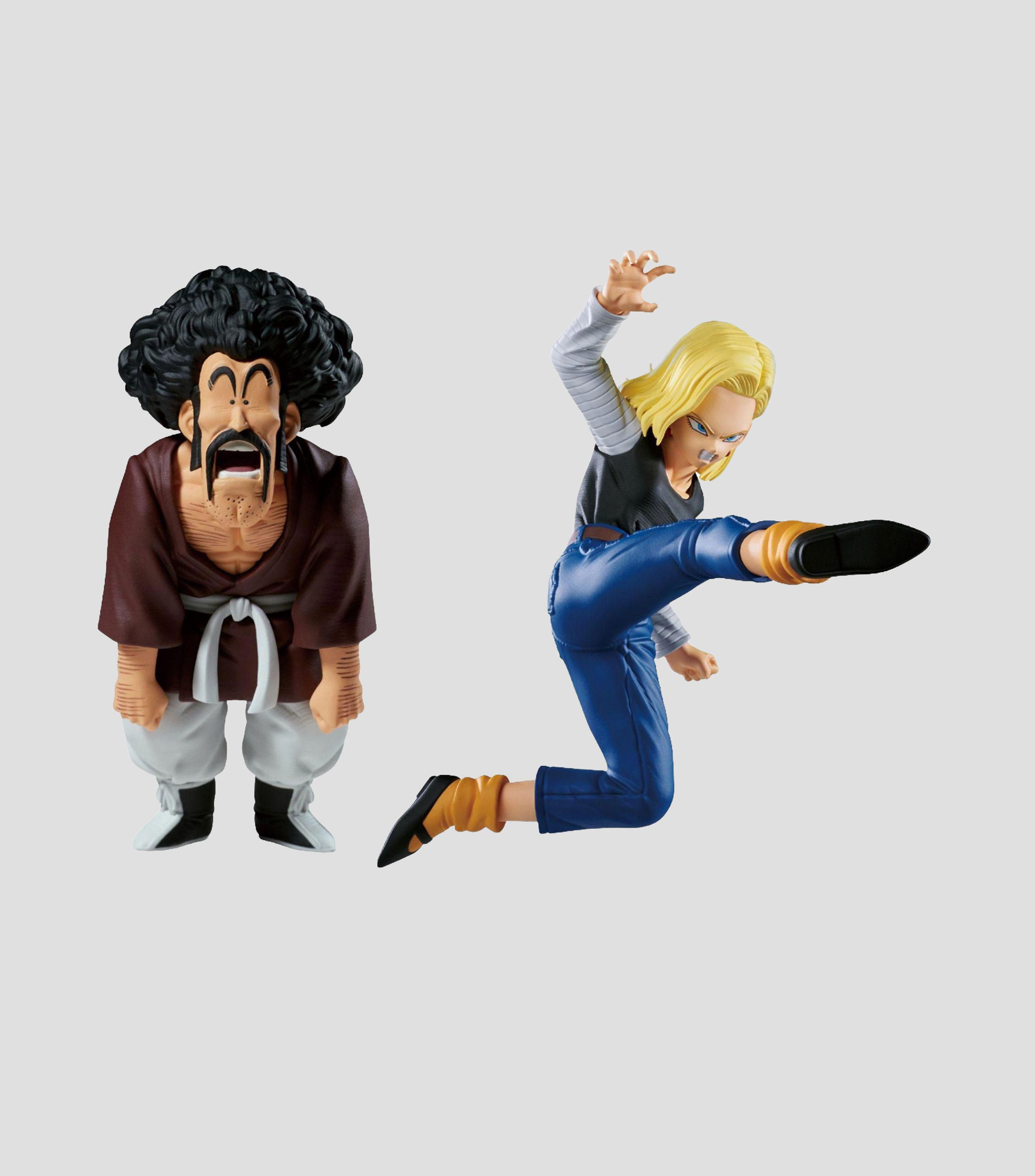 Figura Dragon Ball Z Match Makers Android 18 VS. Mr. Satan