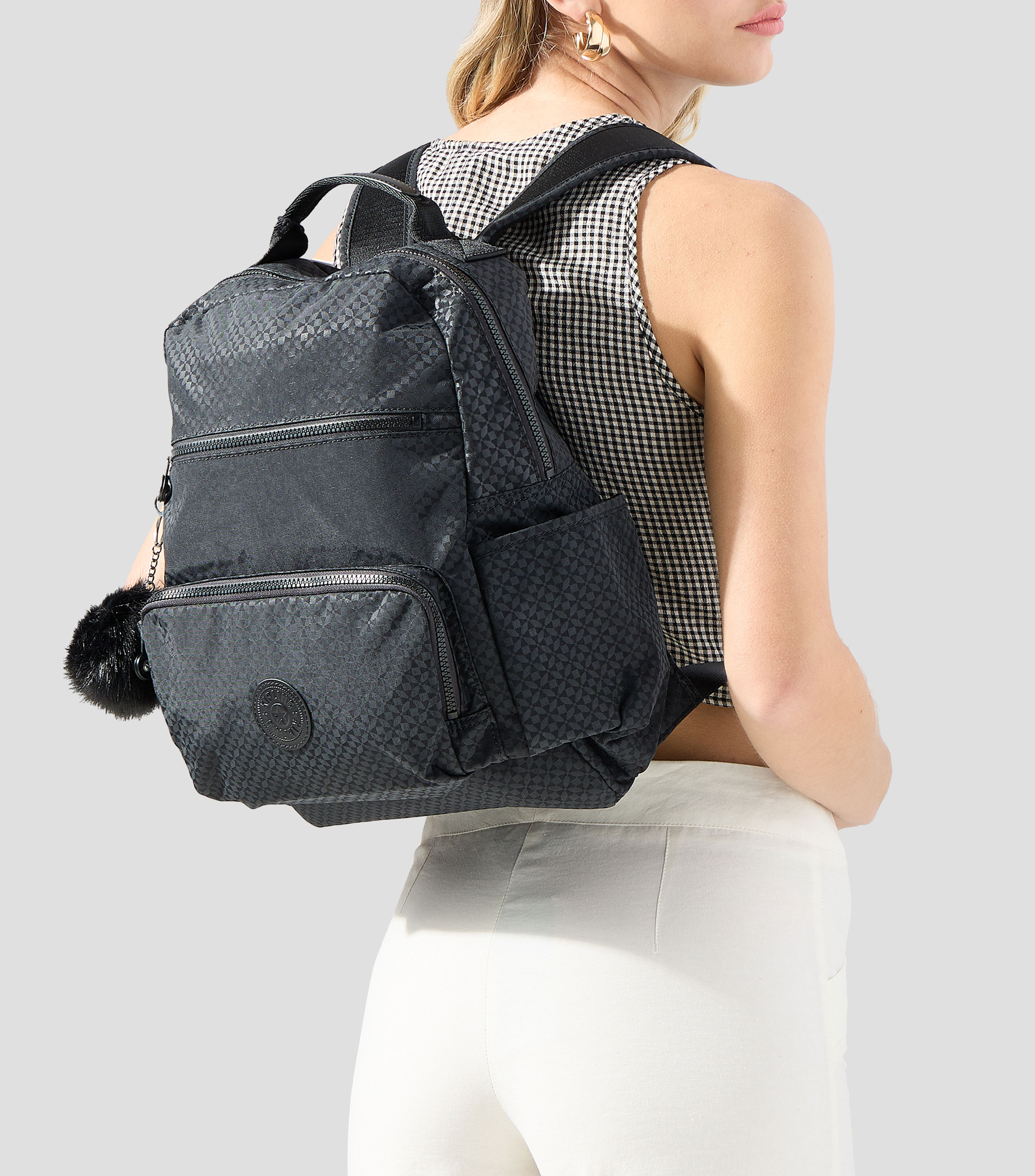 Pañalera mochila estampada