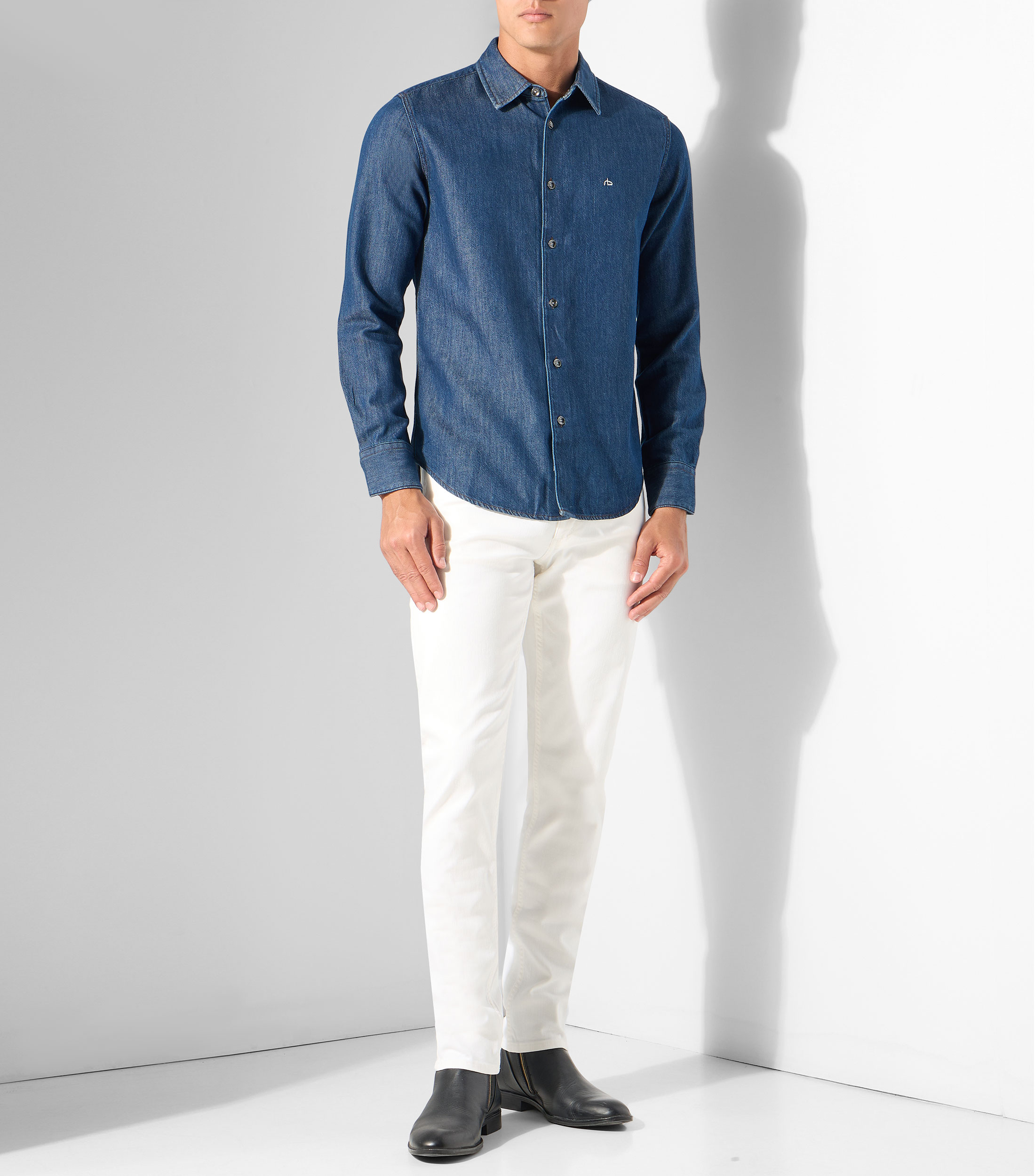 Jeans de corte slim Hombre