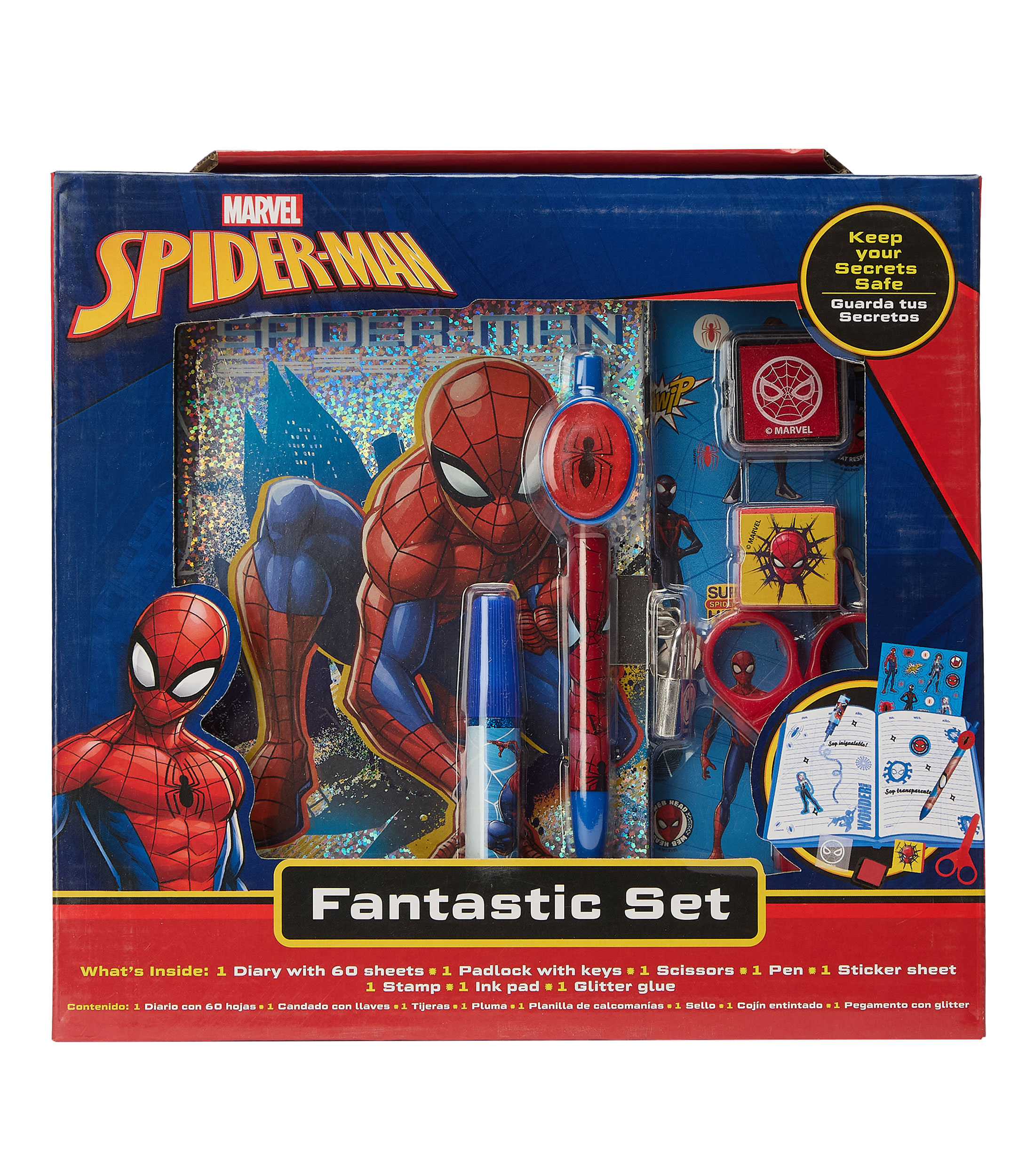 Set Diario Fantástico Spider-Man
