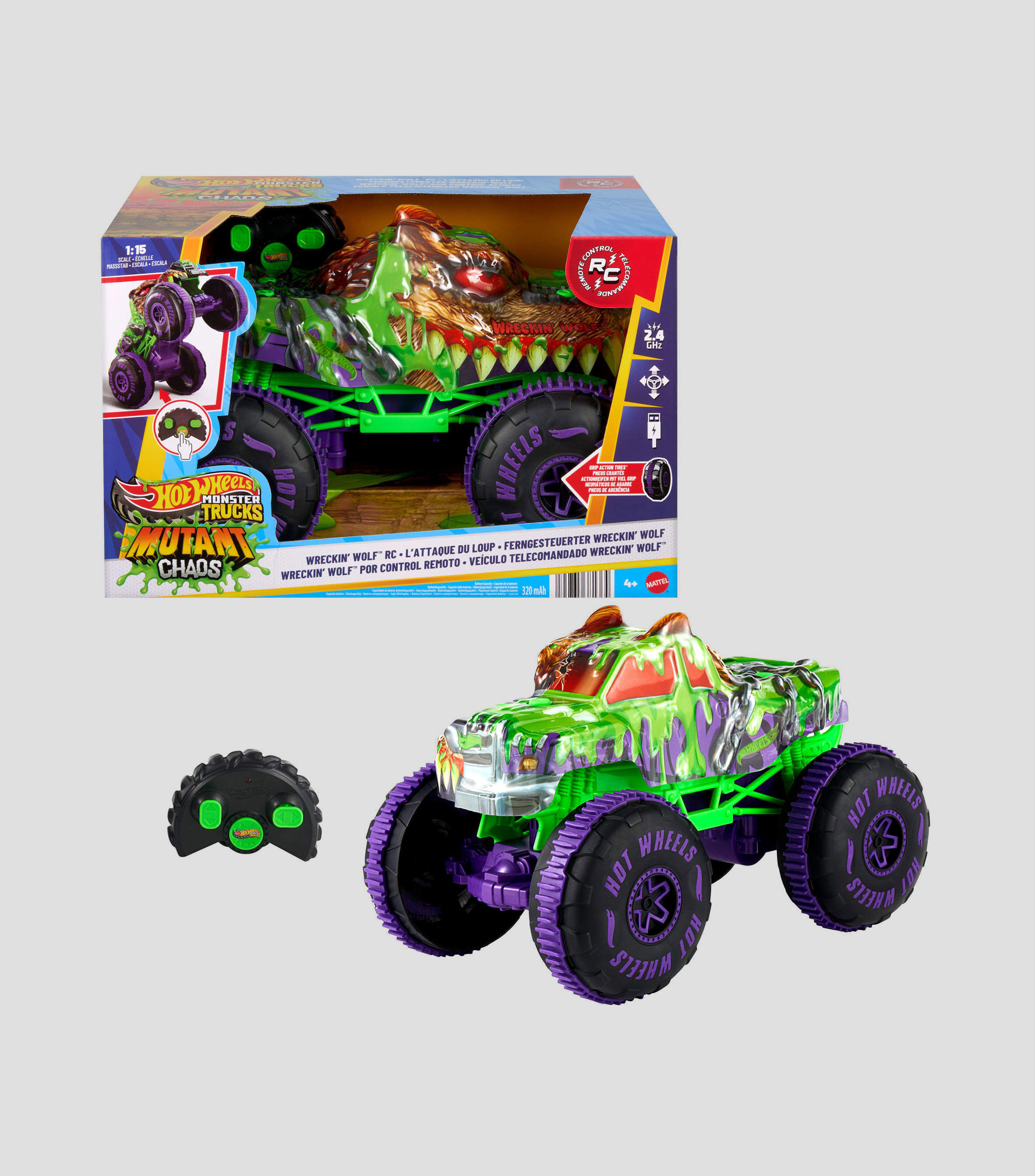 Monster Trucks Wreckin' Wolf RC