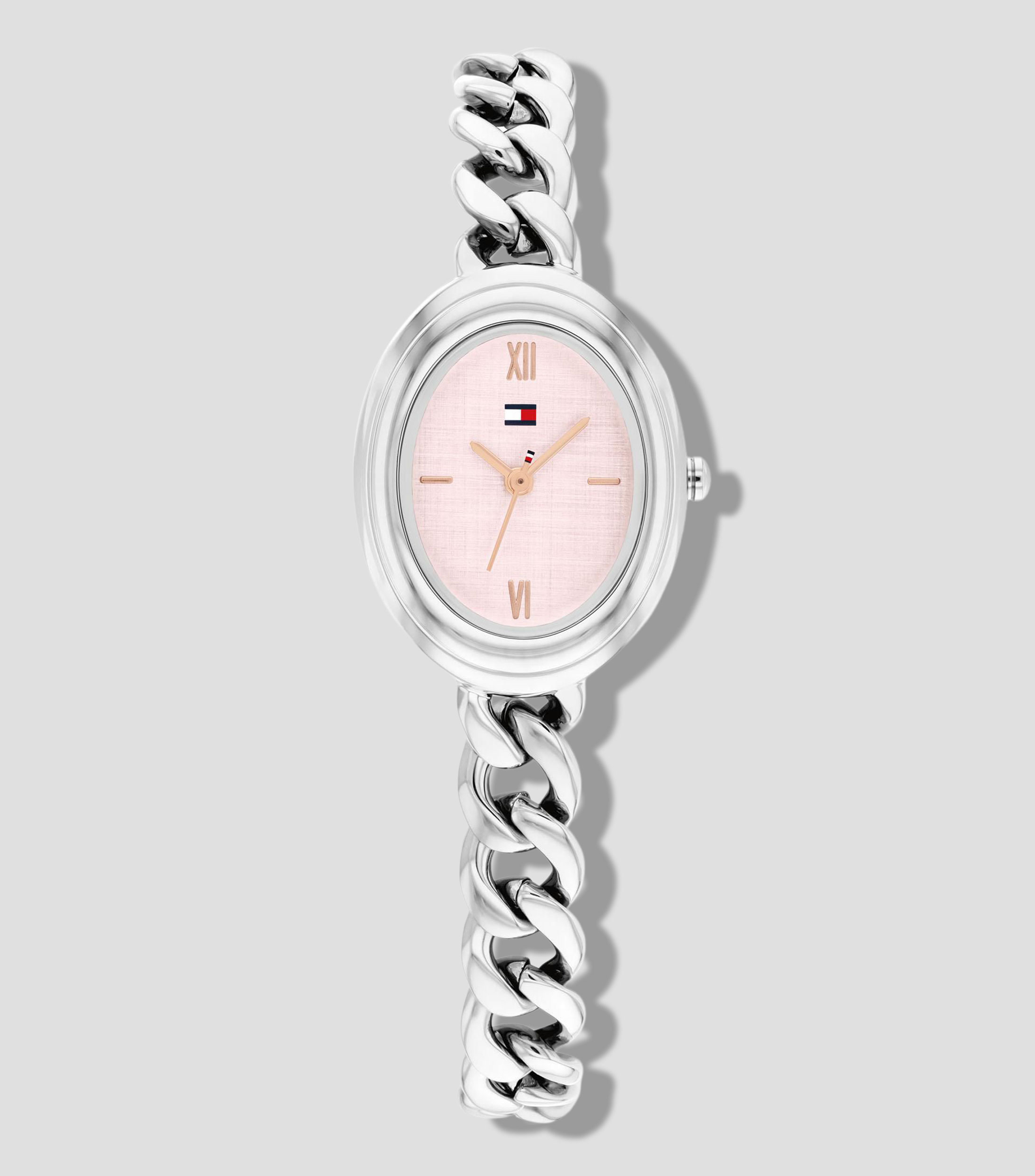 Reloj para Mujer Demi Casual Rosa, Plateado