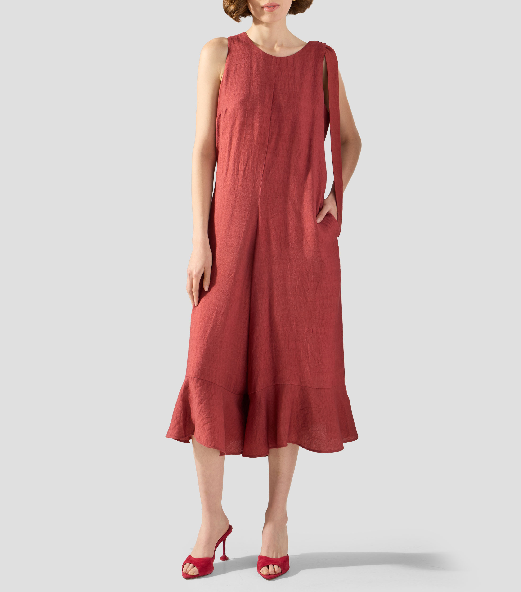 Jumpsuit de corte amplio Mujer