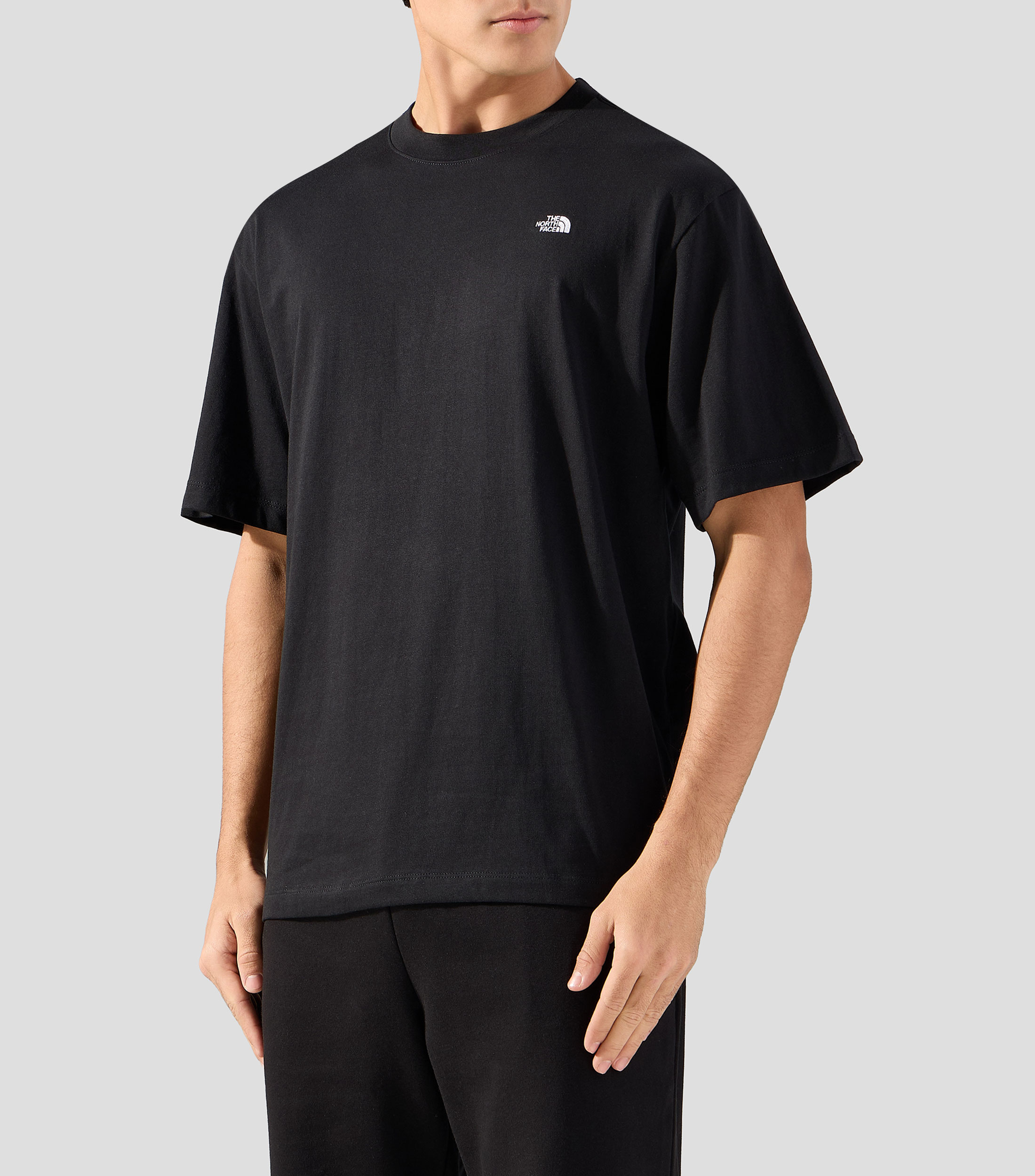Playera cuello redondo manga corta lisa Hombre