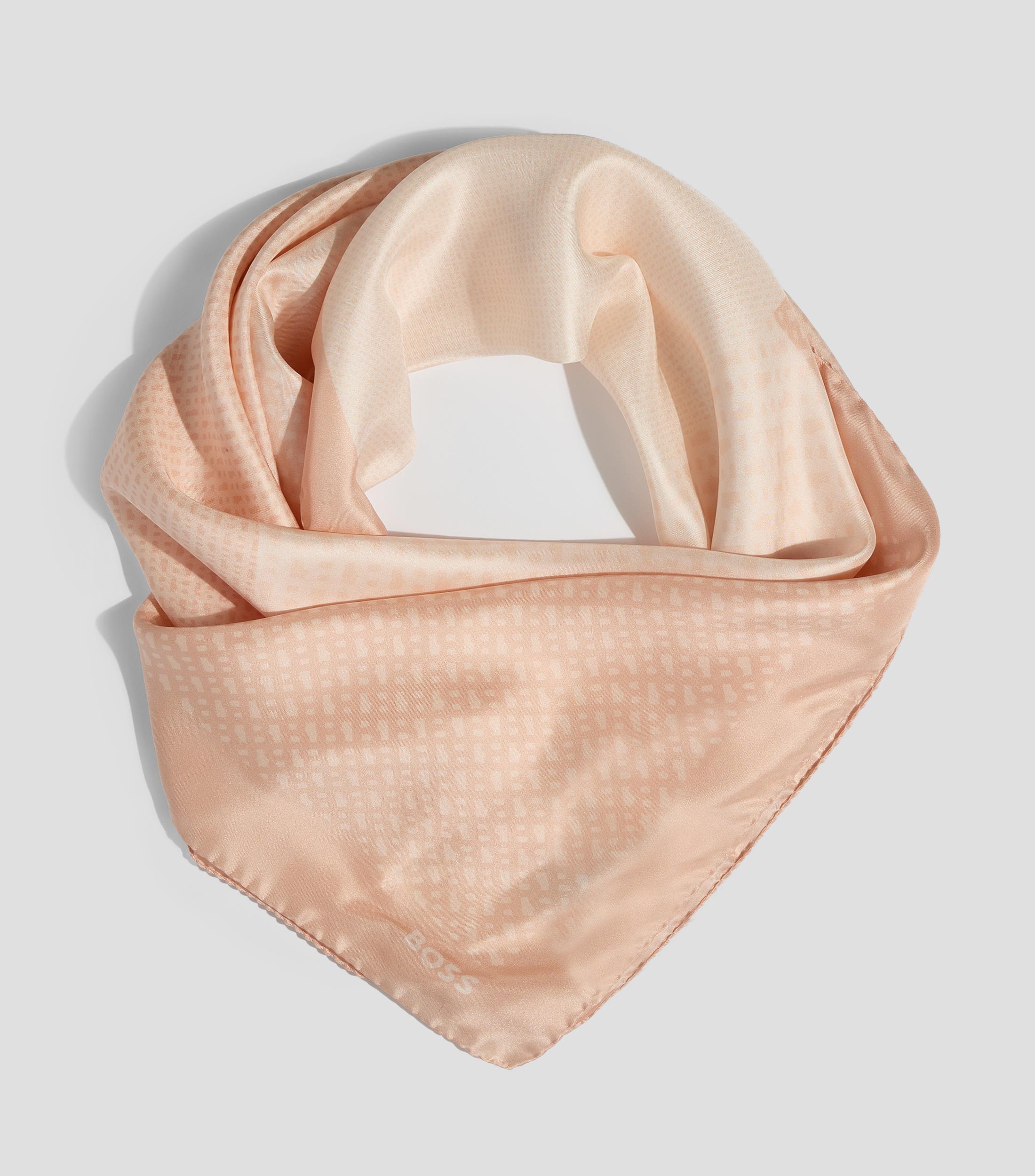 Pañuelo de sarga de seda fantasía hecho en Italia Mujer