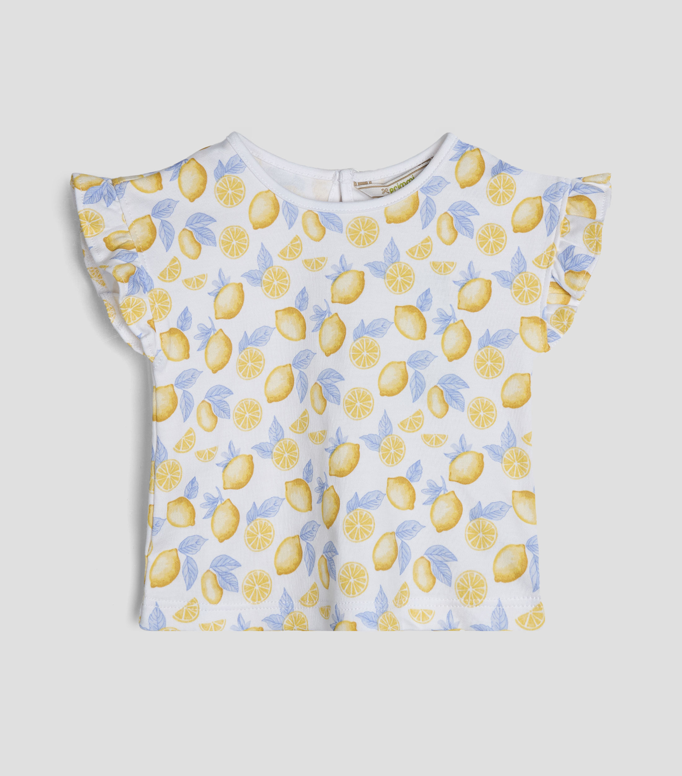 Playera cuello redondo manga corta estampada Bebé