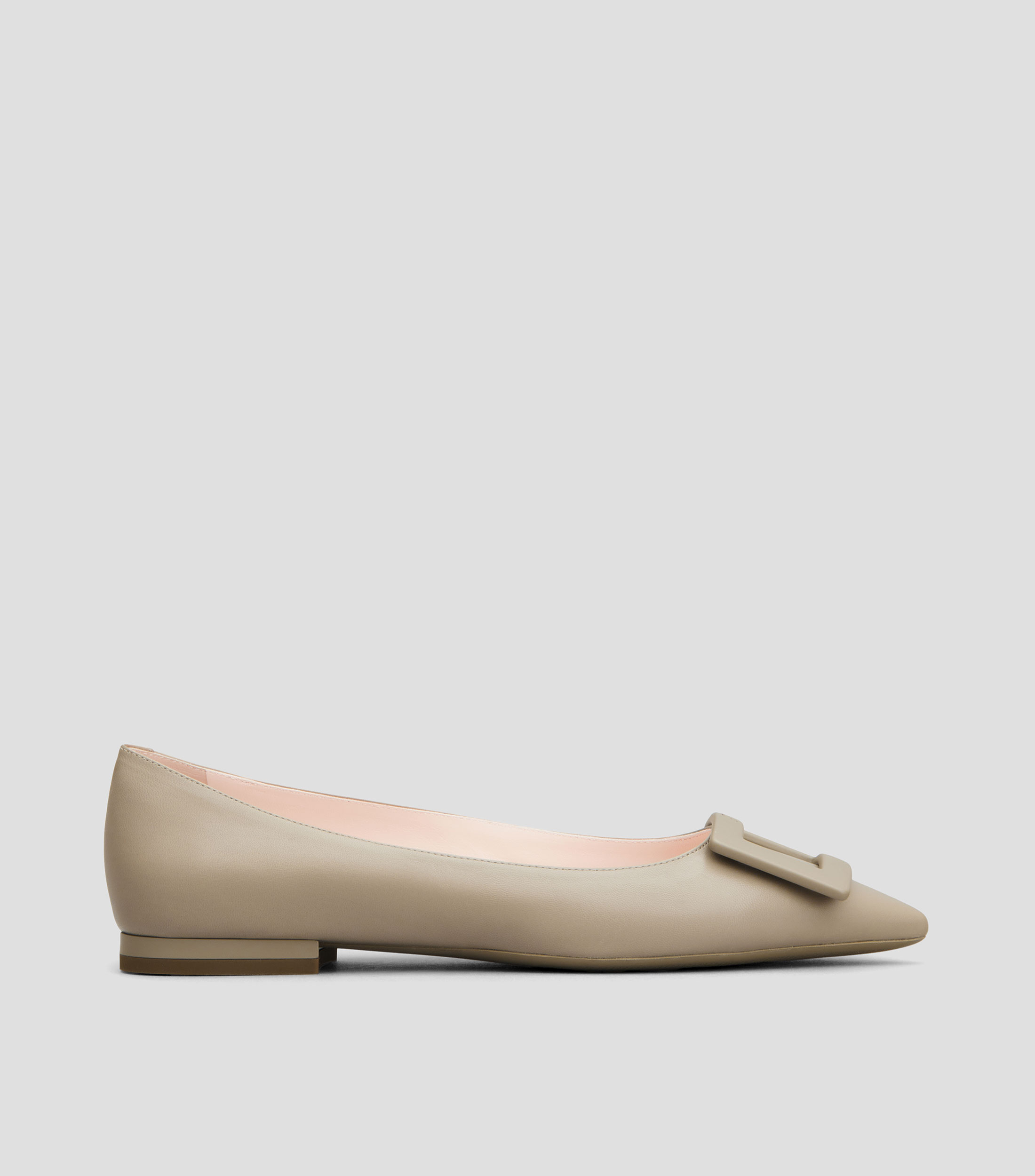 Flats Gommettine con tacón cuadrado y hebilla Mujer