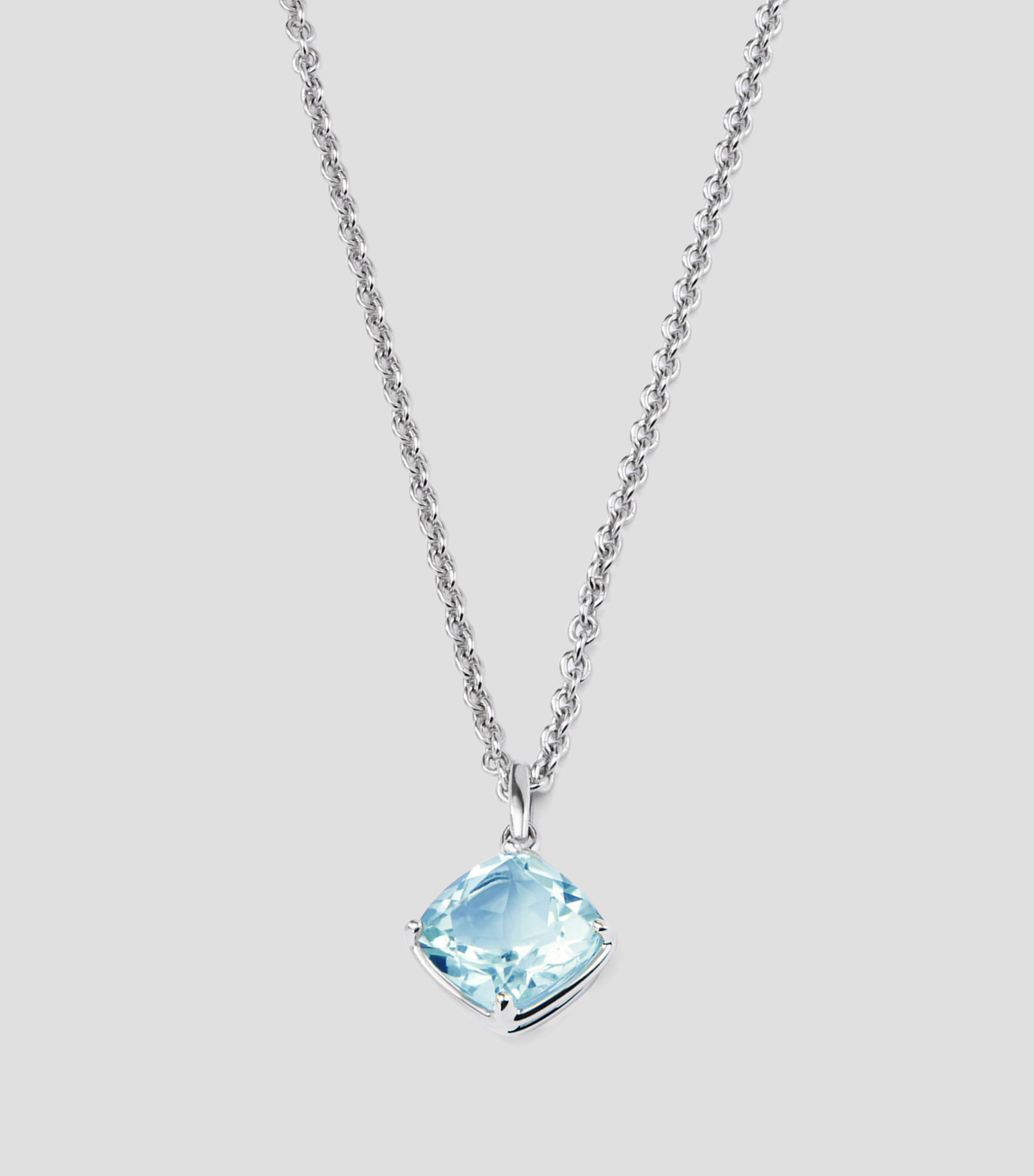 Colgante en plata Utopian con topacio Mujer