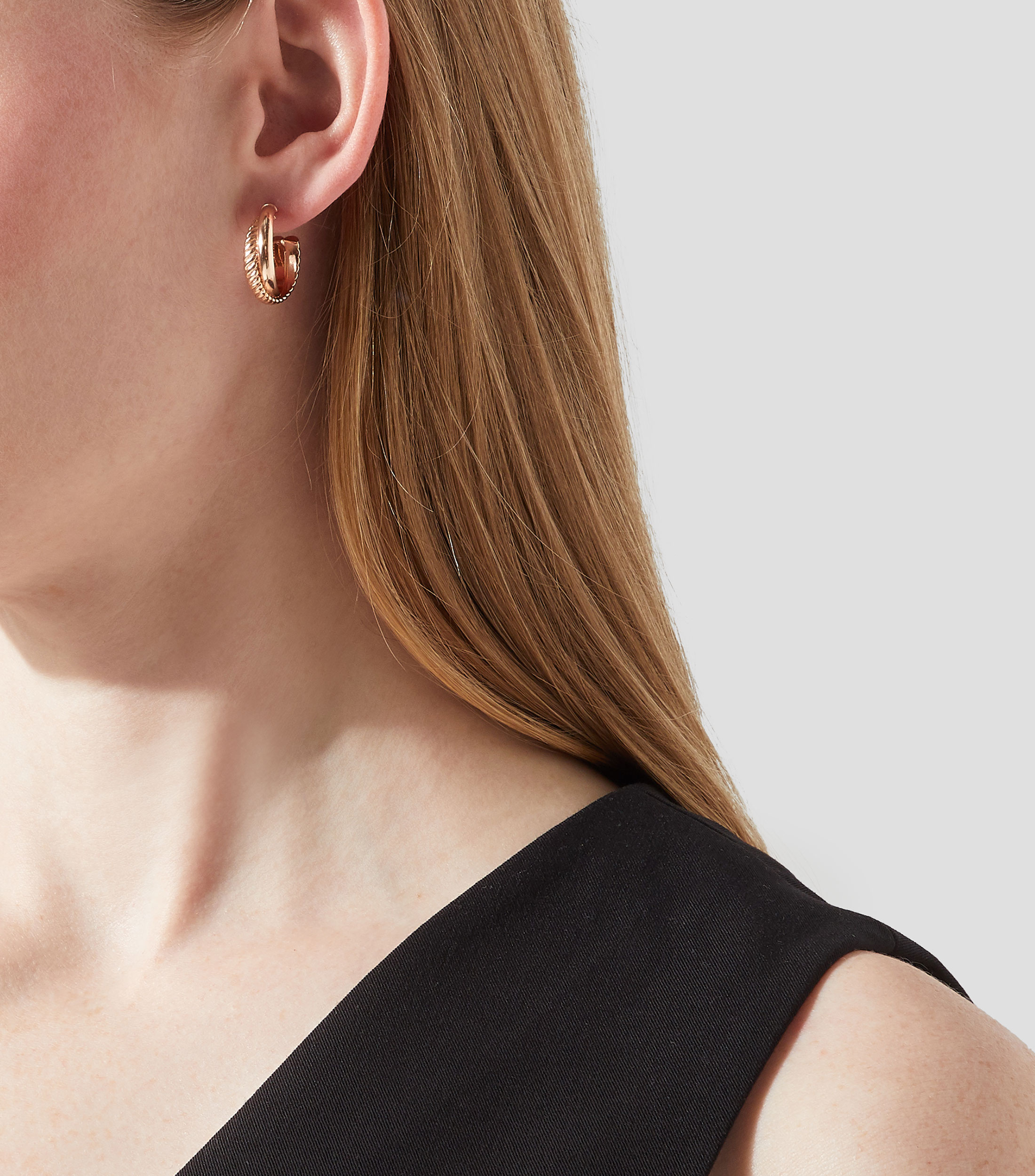 Pendientes de Aro Doble Mujer