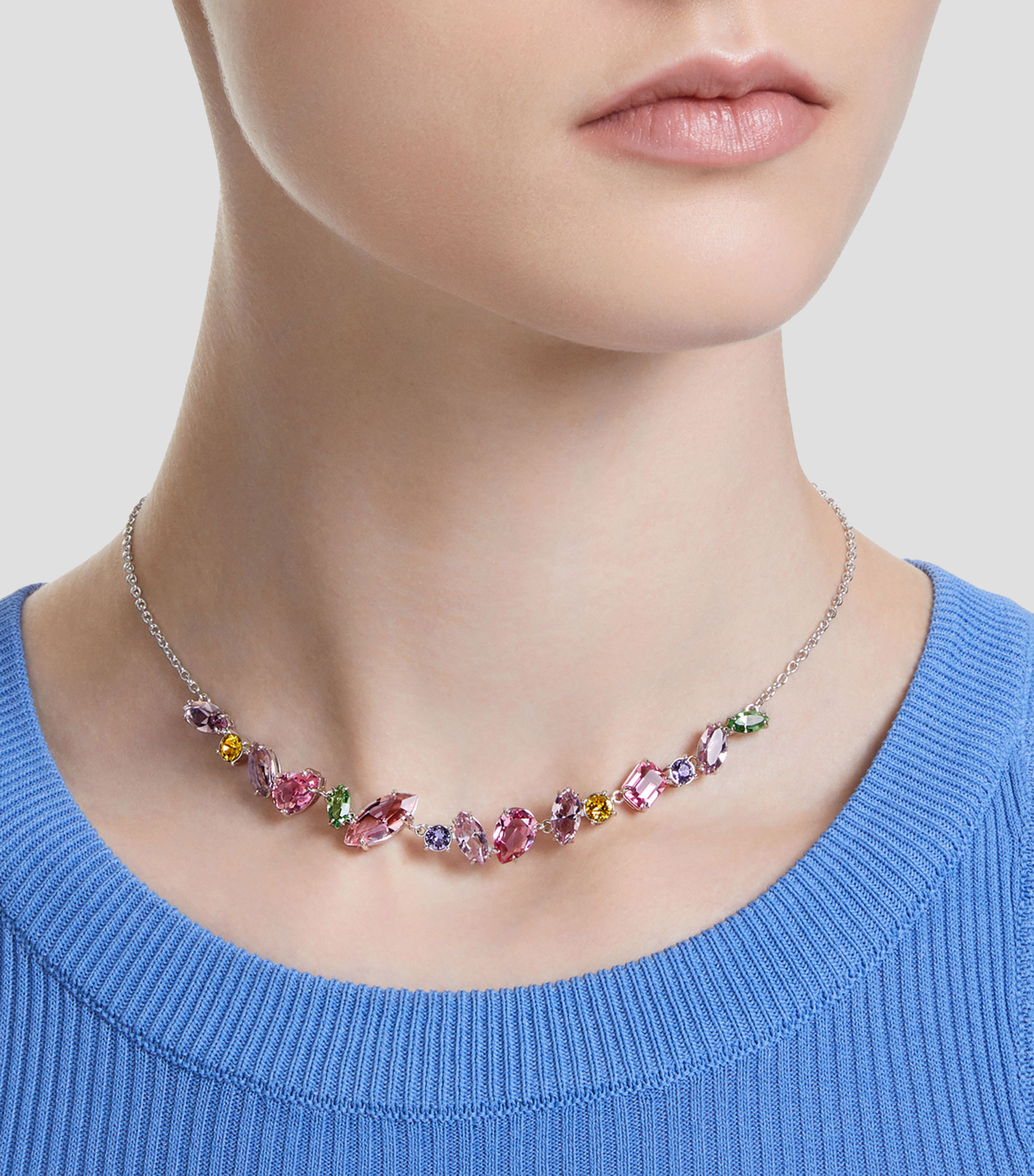Collar Gema con Cristales Mujer