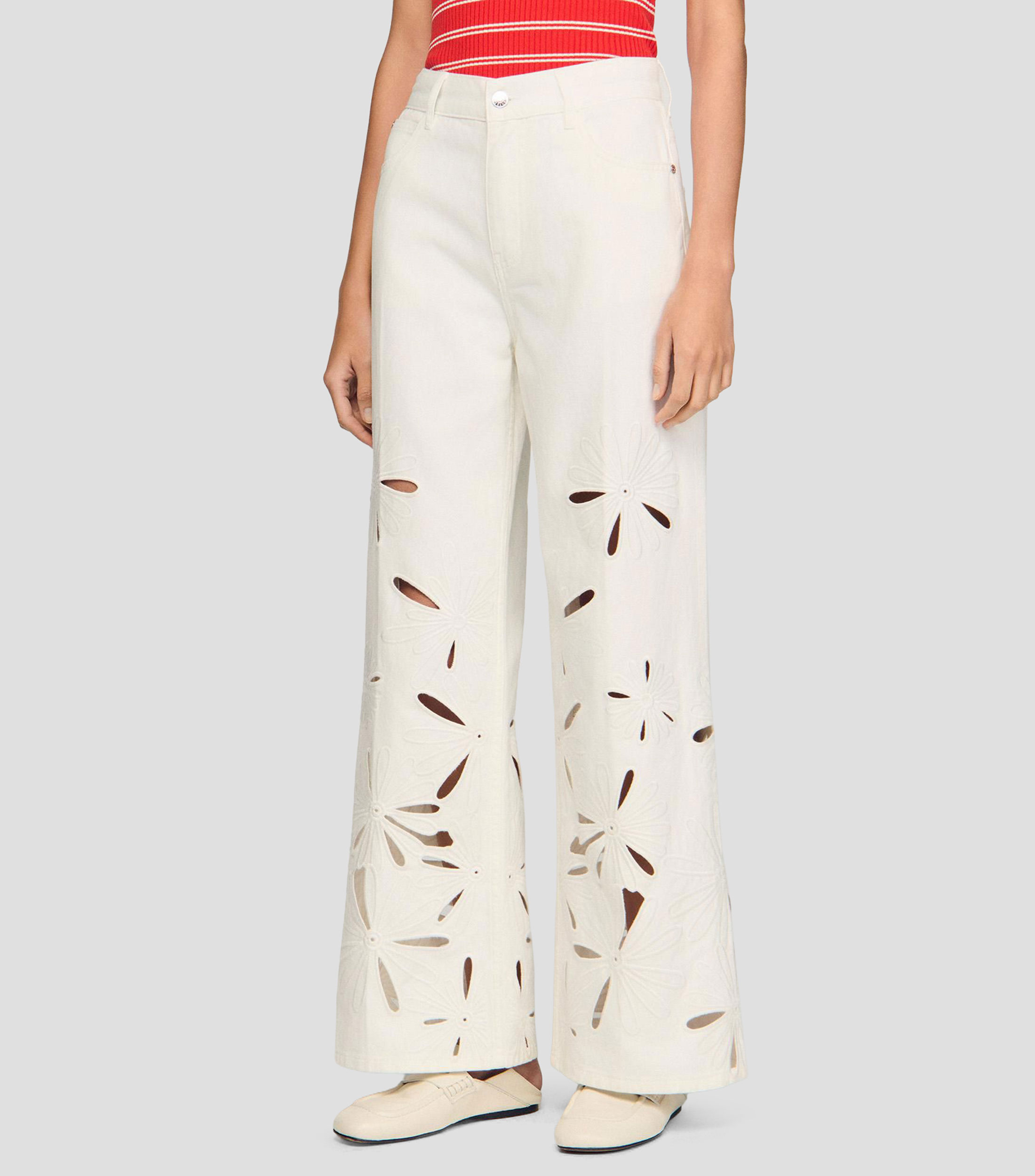Pantalón liso Mujer