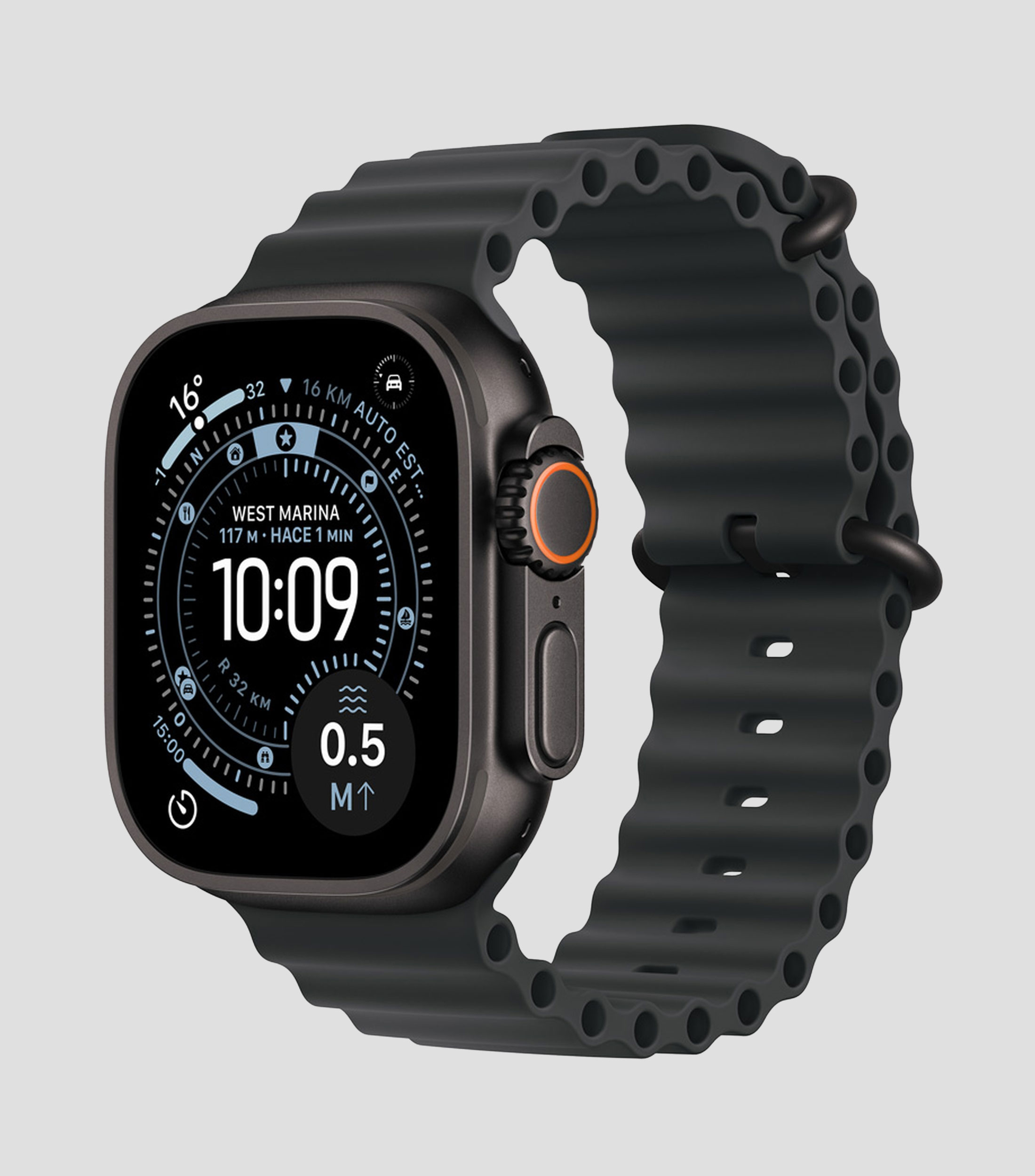 Apple Watch Ultra 3 GPS de 49 mm, Caja de Titanio