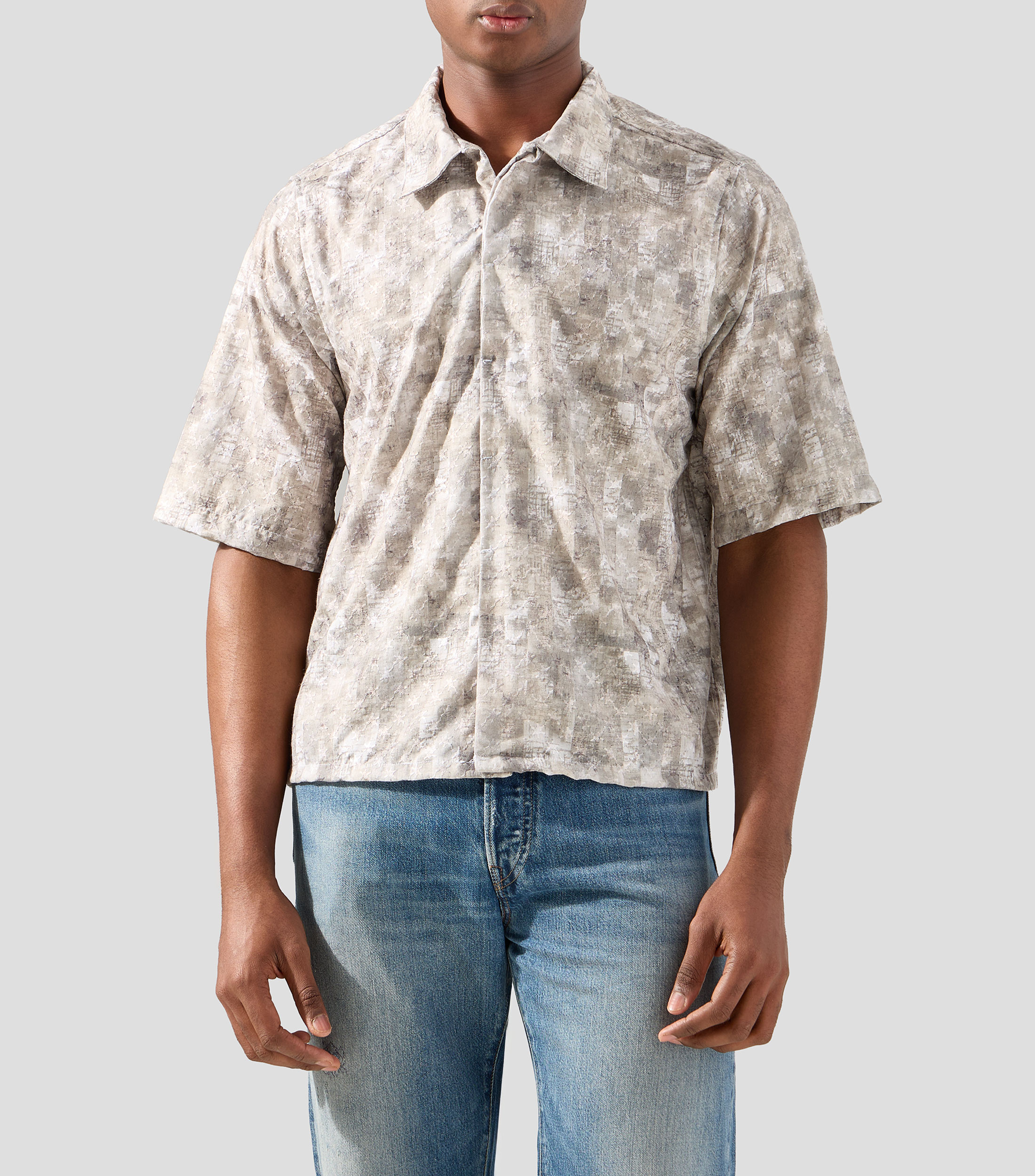 Camisa fantasía manga corta Hombre