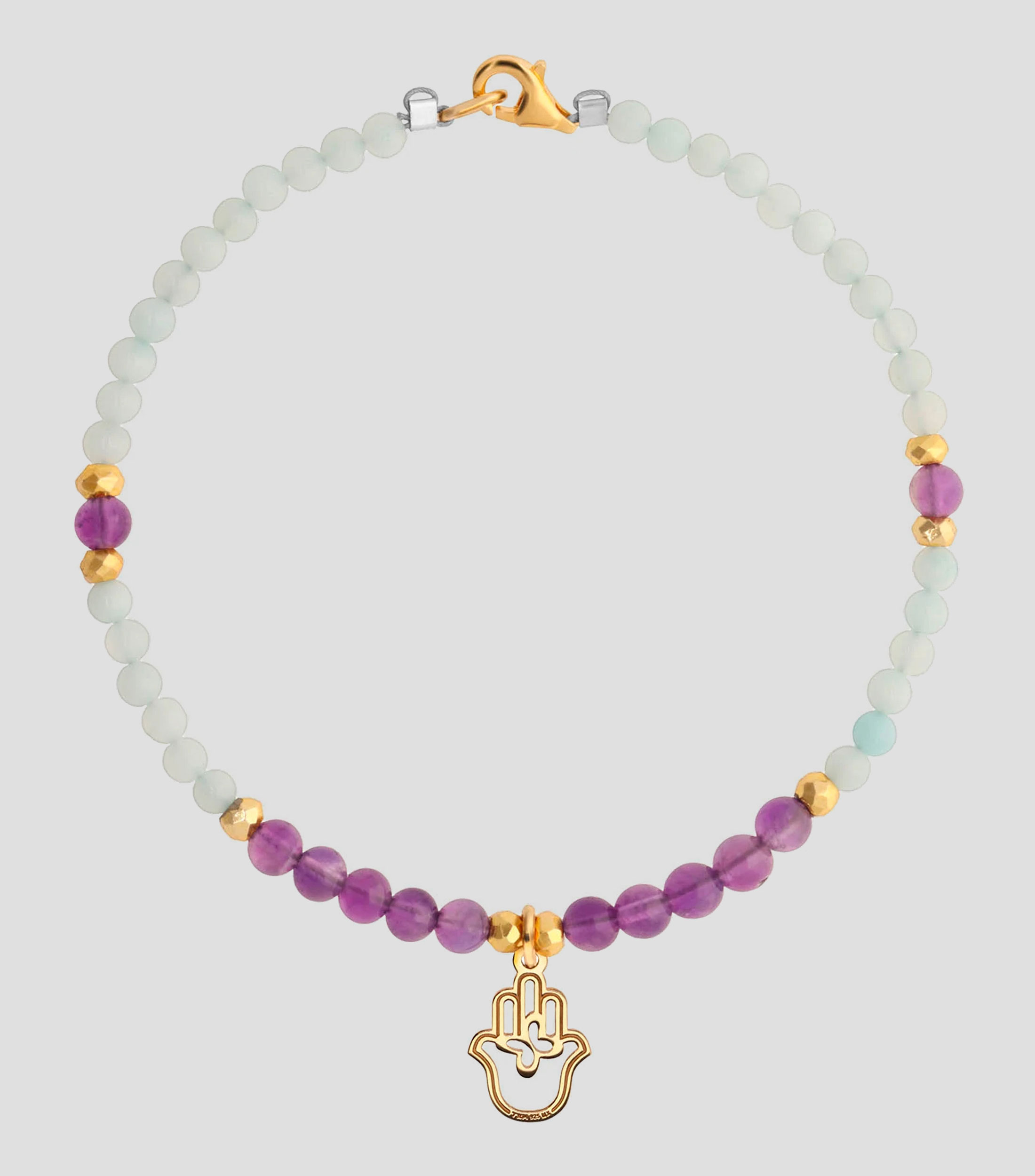 Pulsera Mano Fatima Dorada Mujer