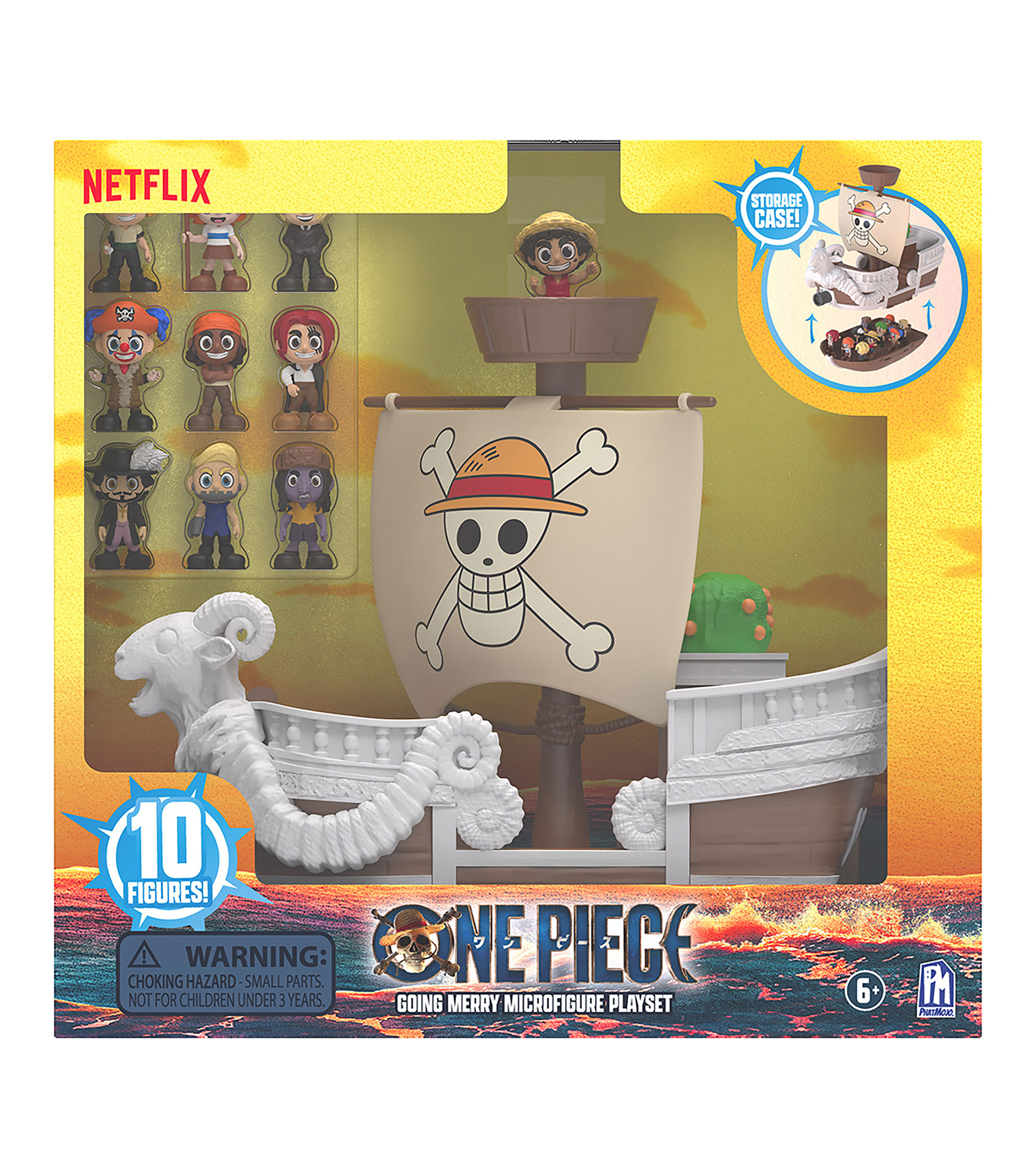 Set 10 figuras de acción, One Piece